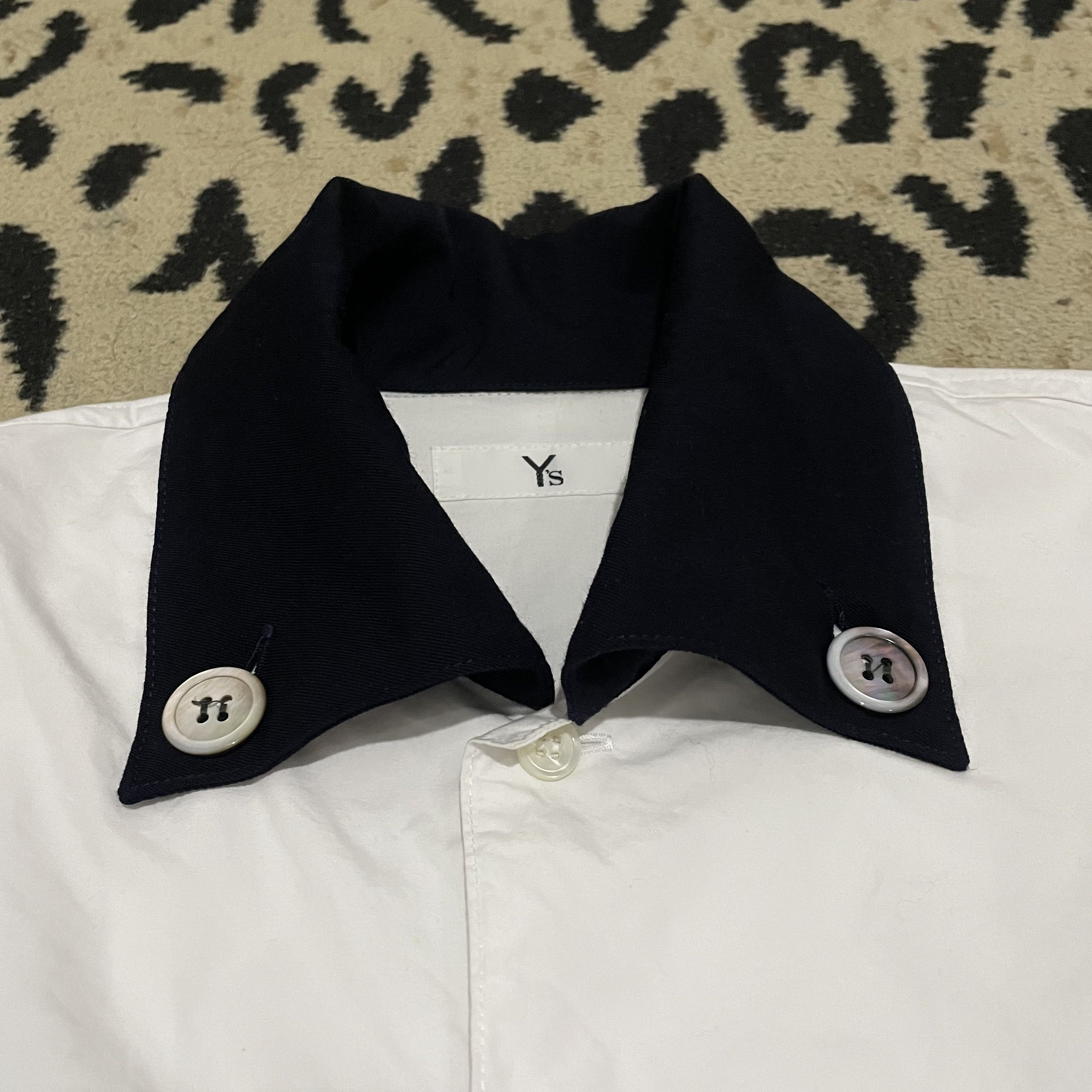 Yohji Yamamoto Yohji Yamamoto Y’s Button Ups Shirts Size US L / EU 52-54 / 3 - 3 Thumbnail