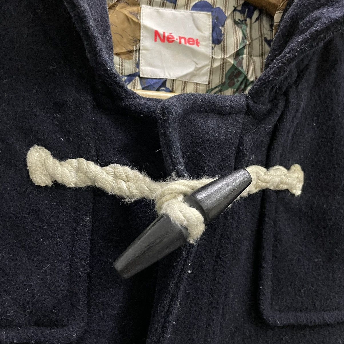 Issey Miyake × Japanese Brand × Ne-Net 💥Issey Miyake Ne-net Duffel Toggle Button Hoodie Jacket Size S / US 4 / IT 40 - 7 Thumbnail