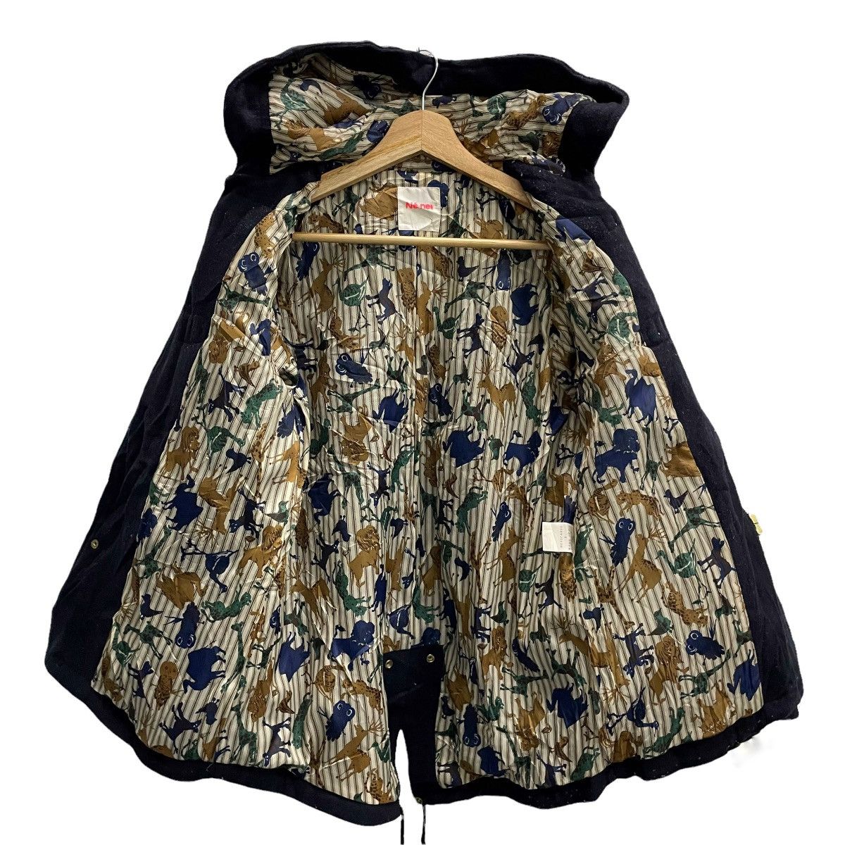 Issey Miyake × Japanese Brand × Ne-Net 💥Issey Miyake Ne-net Duffel Toggle Button Hoodie Jacket Size S / US 4 / IT 40 - 4 Thumbnail