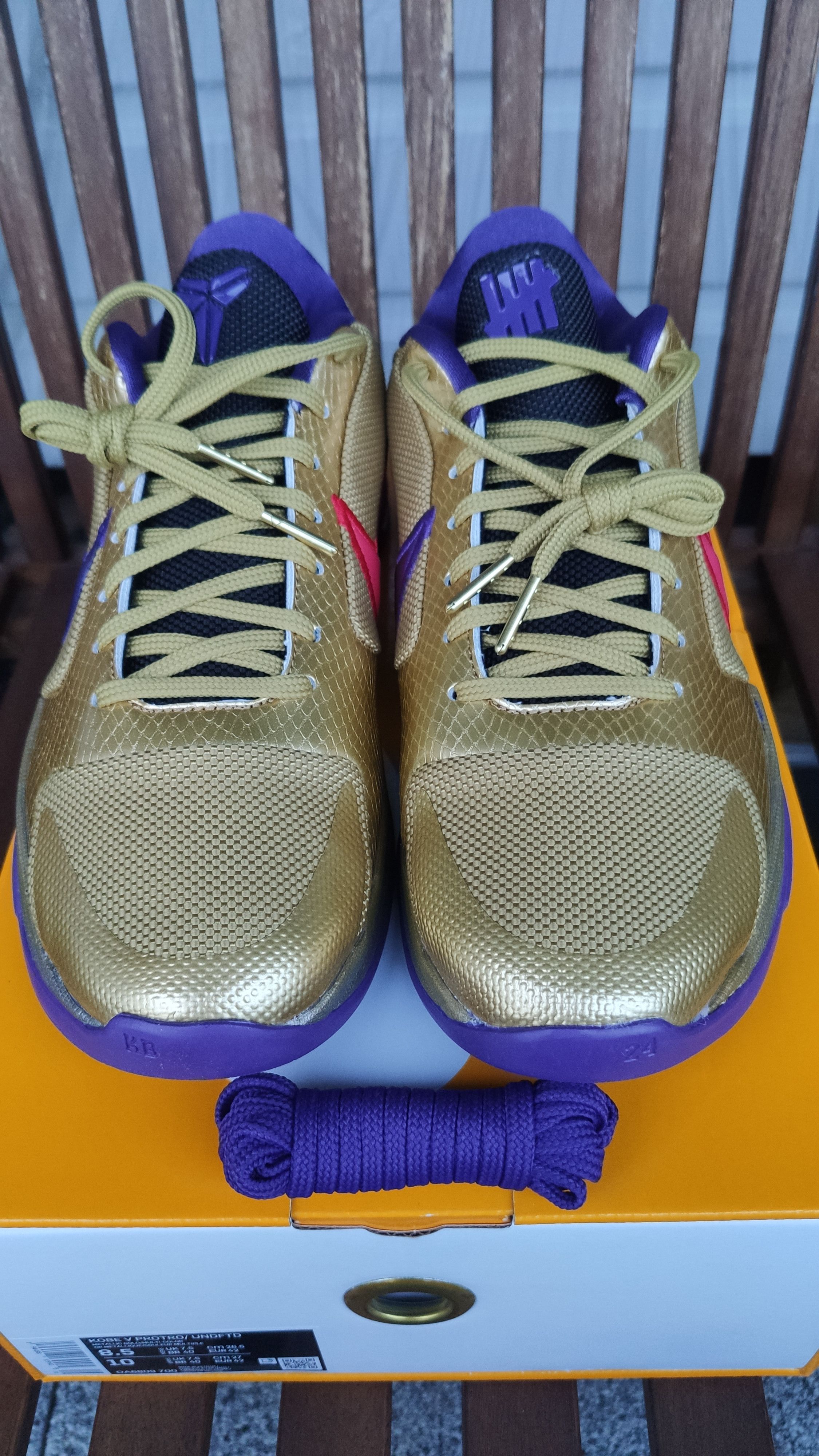 Nike Nike Kobe V 5 Protro Undefeated Hall of Fame Size US 8.5 / EU 41-42 - 2 Thumbnail