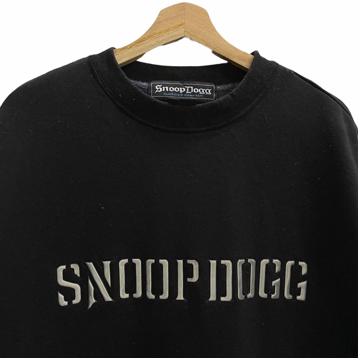 Rap Tees 🔥Rare 80s SNOOP DOGG Big Logo Embroidered Spellout Size US XL / EU 56 / 4 - 4 Thumbnail