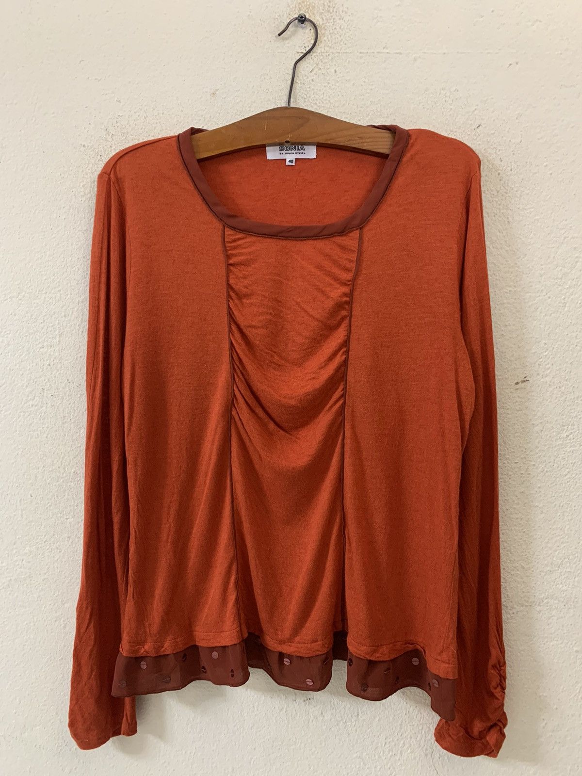 Sonia Rykiel Sonia by Sonia Rykiel Long Sleeve Tee Size M / US 6-8 / IT 42-44 - 1 Thumbnail