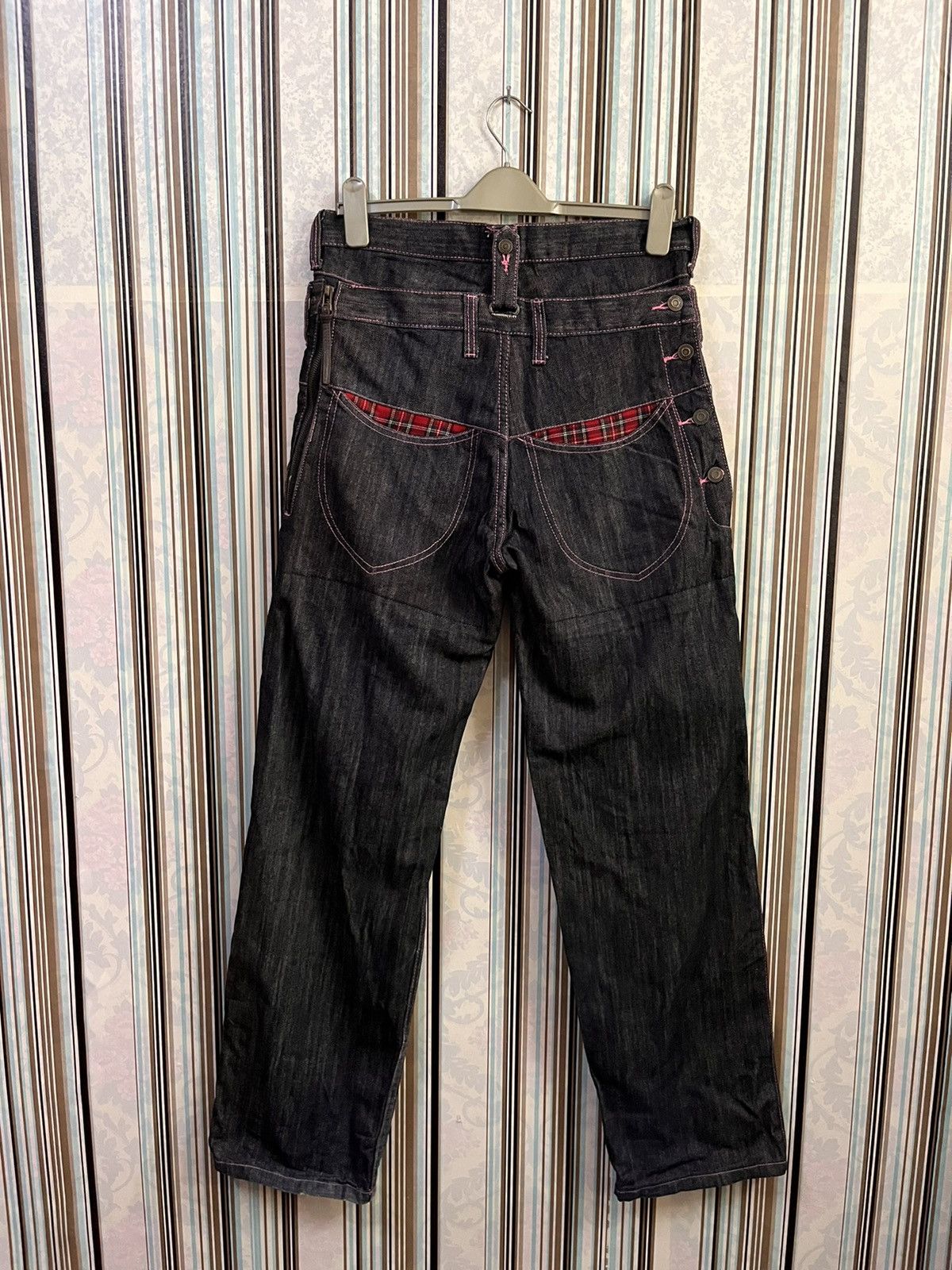 Japanese Brand dhp2 tartan proto punk #C2 Size US 31 - 2 Thumbnail