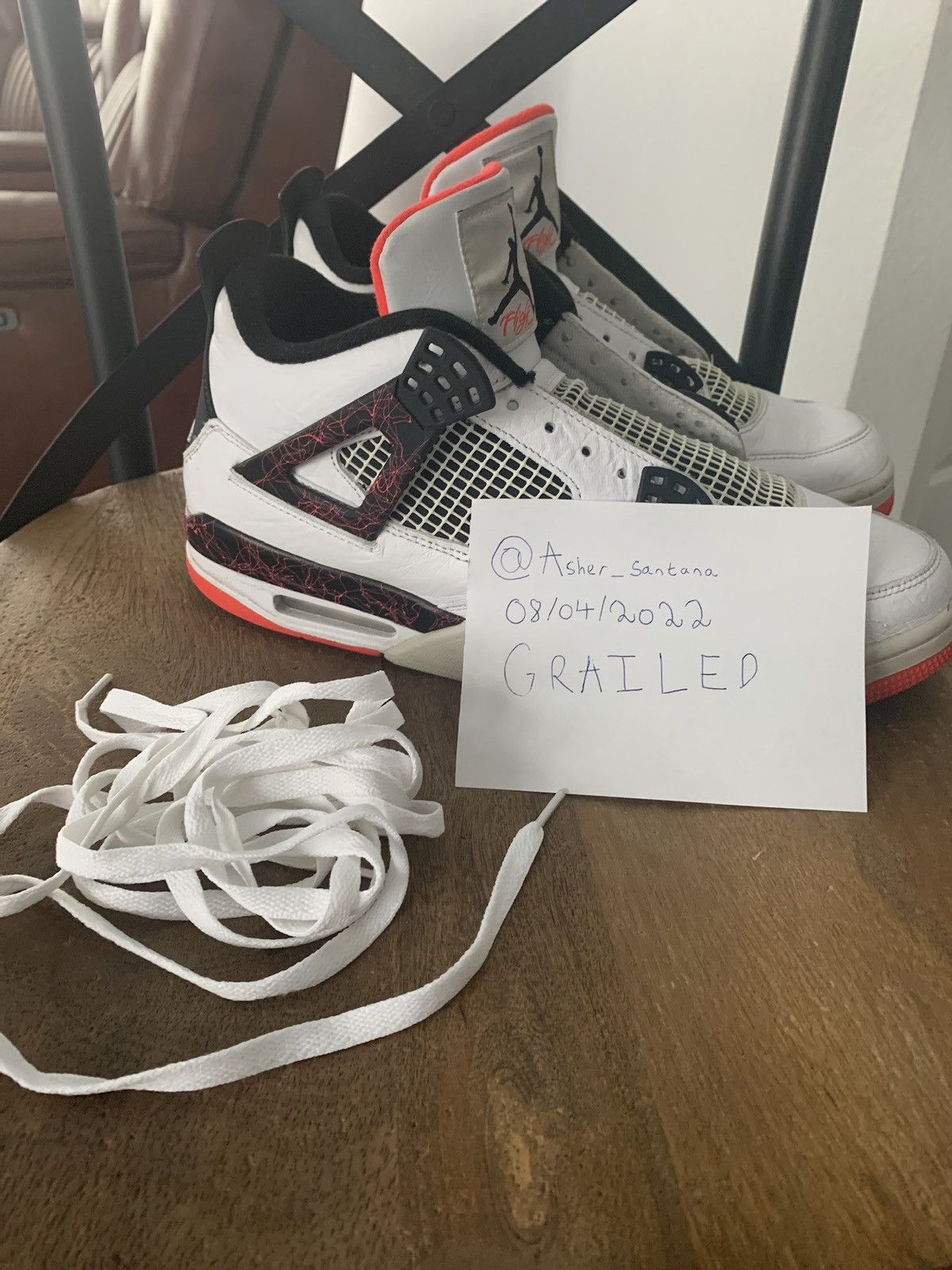 size 12 nike air jordan iv shoes