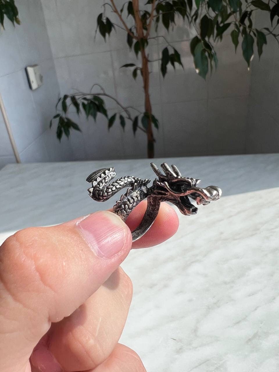 Japanese Brand × Vintage China Dragon Ring vintage Size ONE SIZE - 7 Thumbnail