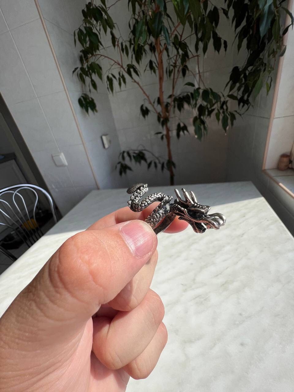 Japanese Brand × Vintage China Dragon Ring vintage Size ONE SIZE - 6 Thumbnail