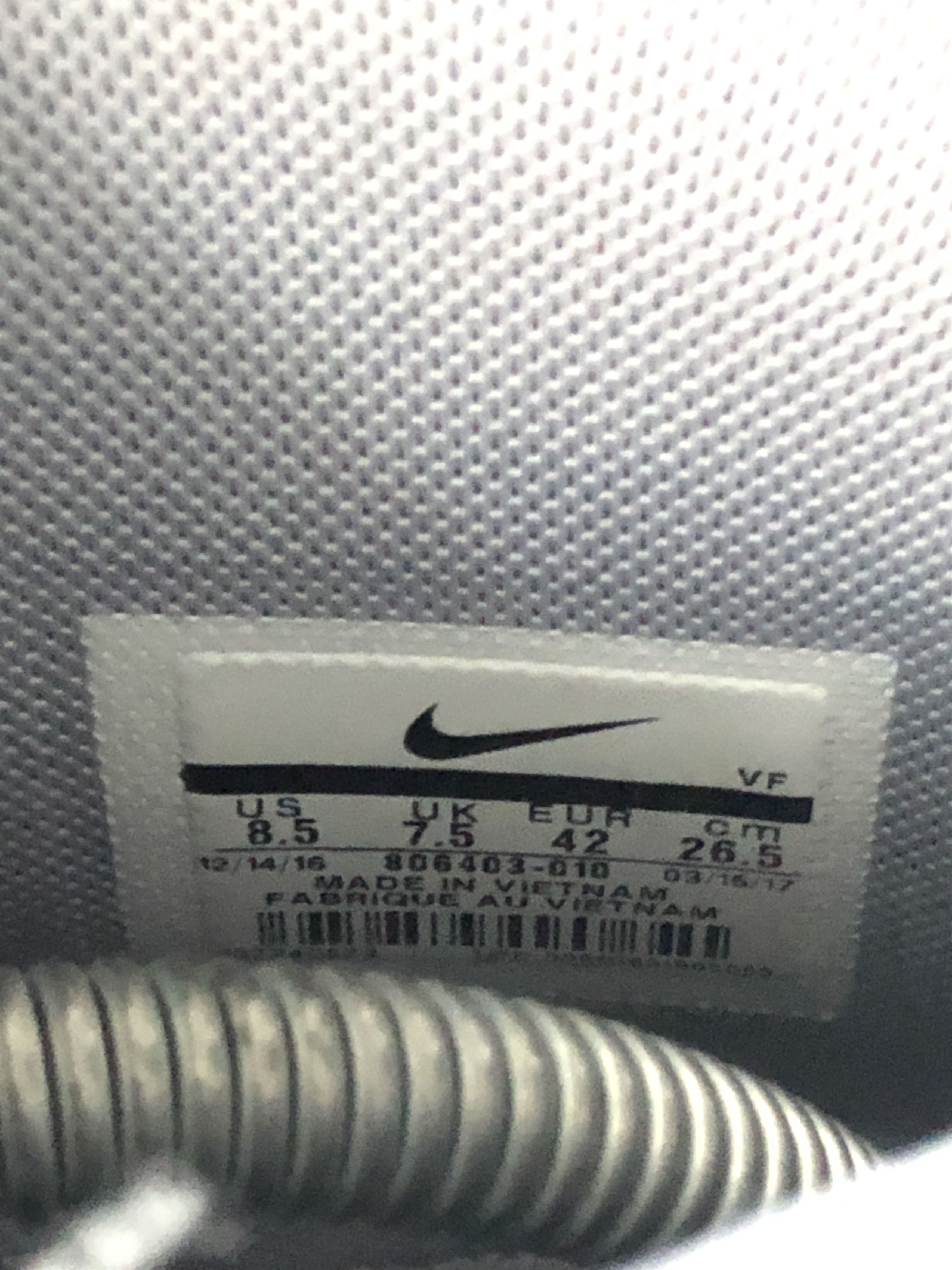 Nike Air Force 1 High 07 LV8 Pure Platinum Size US 8.5 / EU 41-42 - 9 Thumbnail