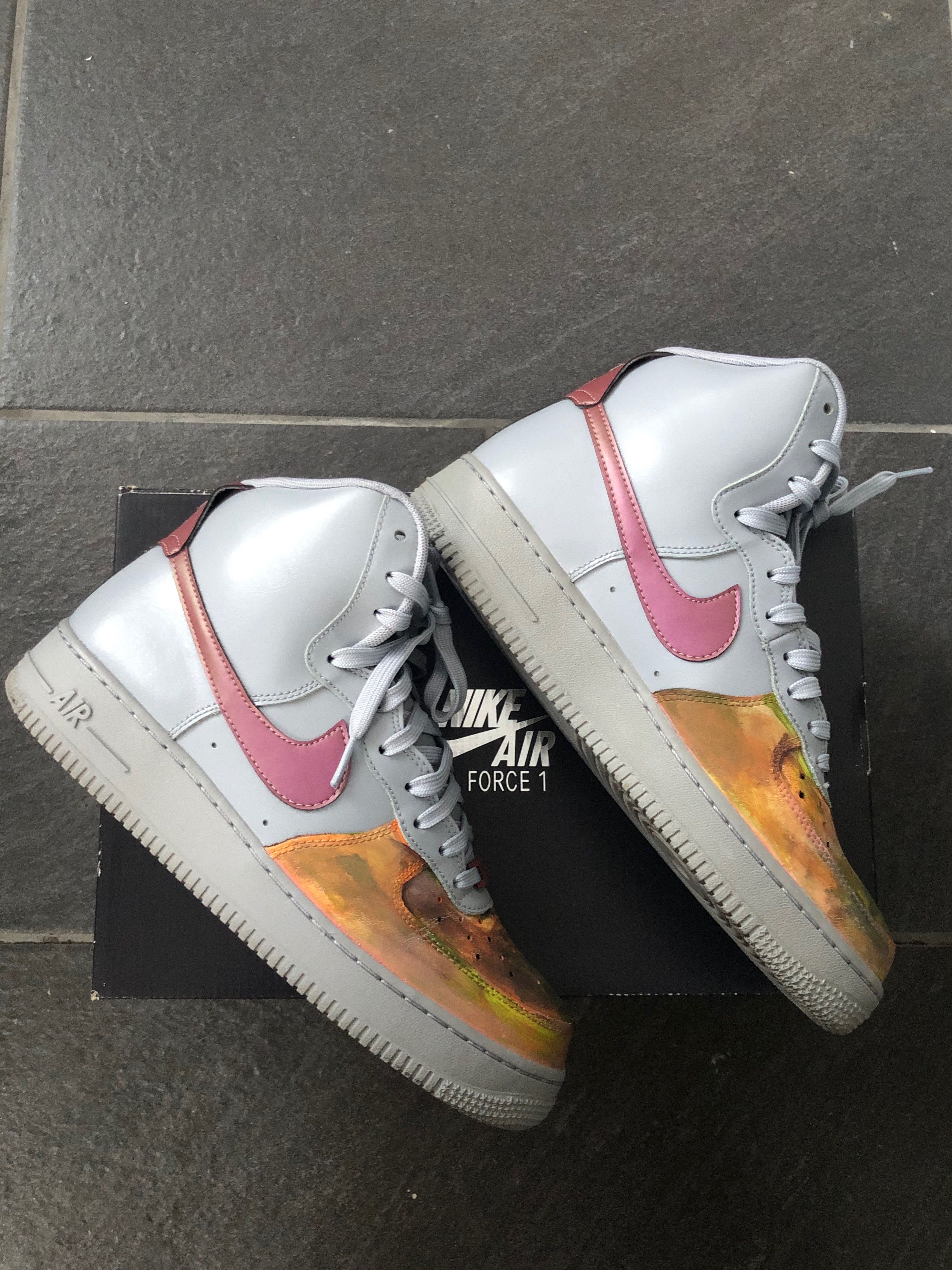 Nike Air Force 1 High 07 LV8 Pure Platinum Size US 8.5 / EU 41-42 - 4 Thumbnail