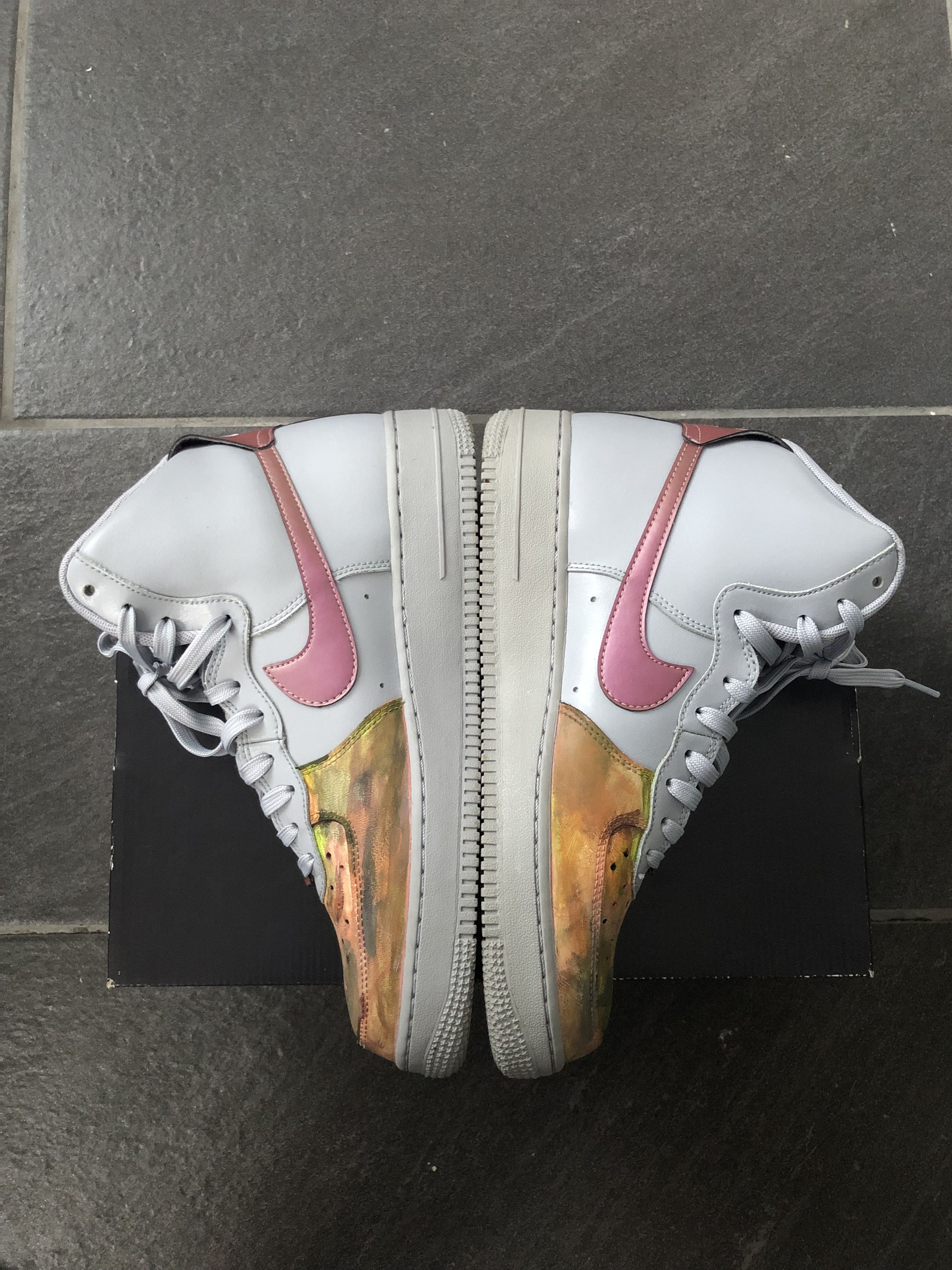 Nike Air Force 1 High 07 LV8 Pure Platinum Size US 8.5 / EU 41-42 - 5 Thumbnail