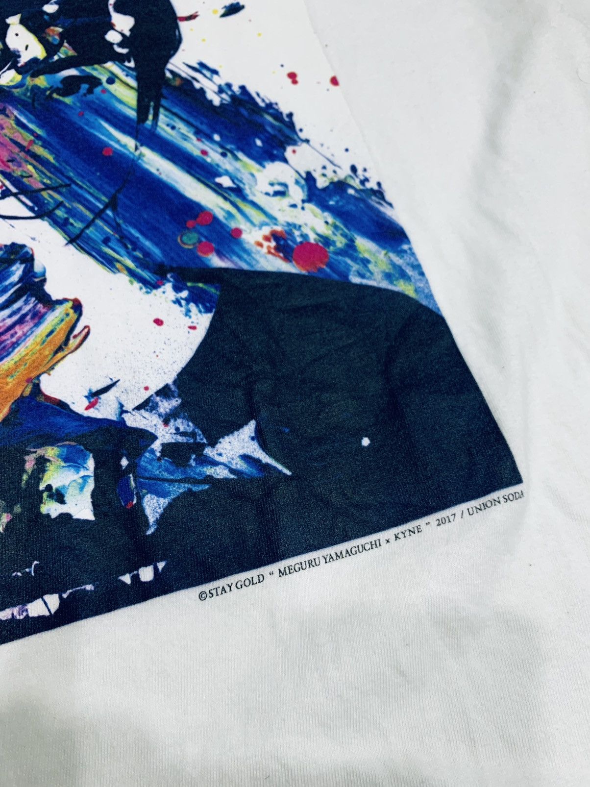 Japanese Brand × Vintage MEGURU YAMAGUCHI X KYNE STAY GOLD 2017 UNION SODA SHIRT Size US L / EU 52-54 / 3 - 8 Thumbnail