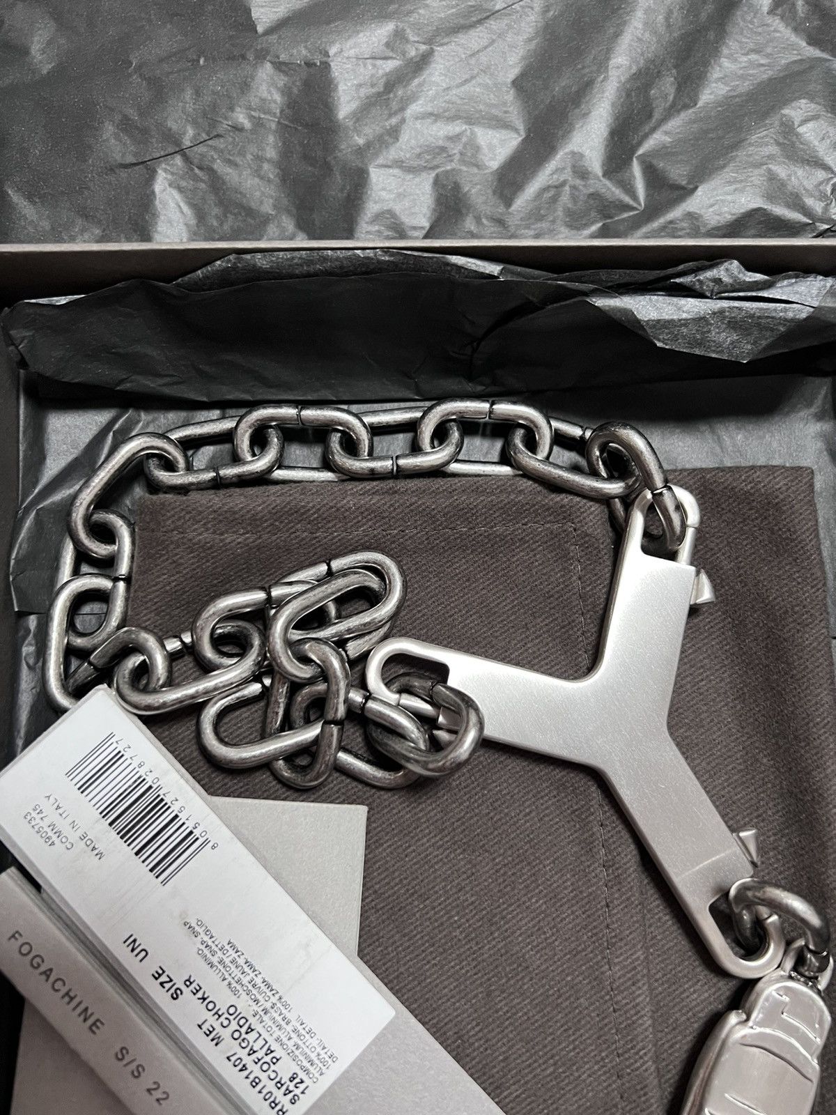 Rick Owens Pre-Owned: Sarcofago Choker : Delicious Boutique