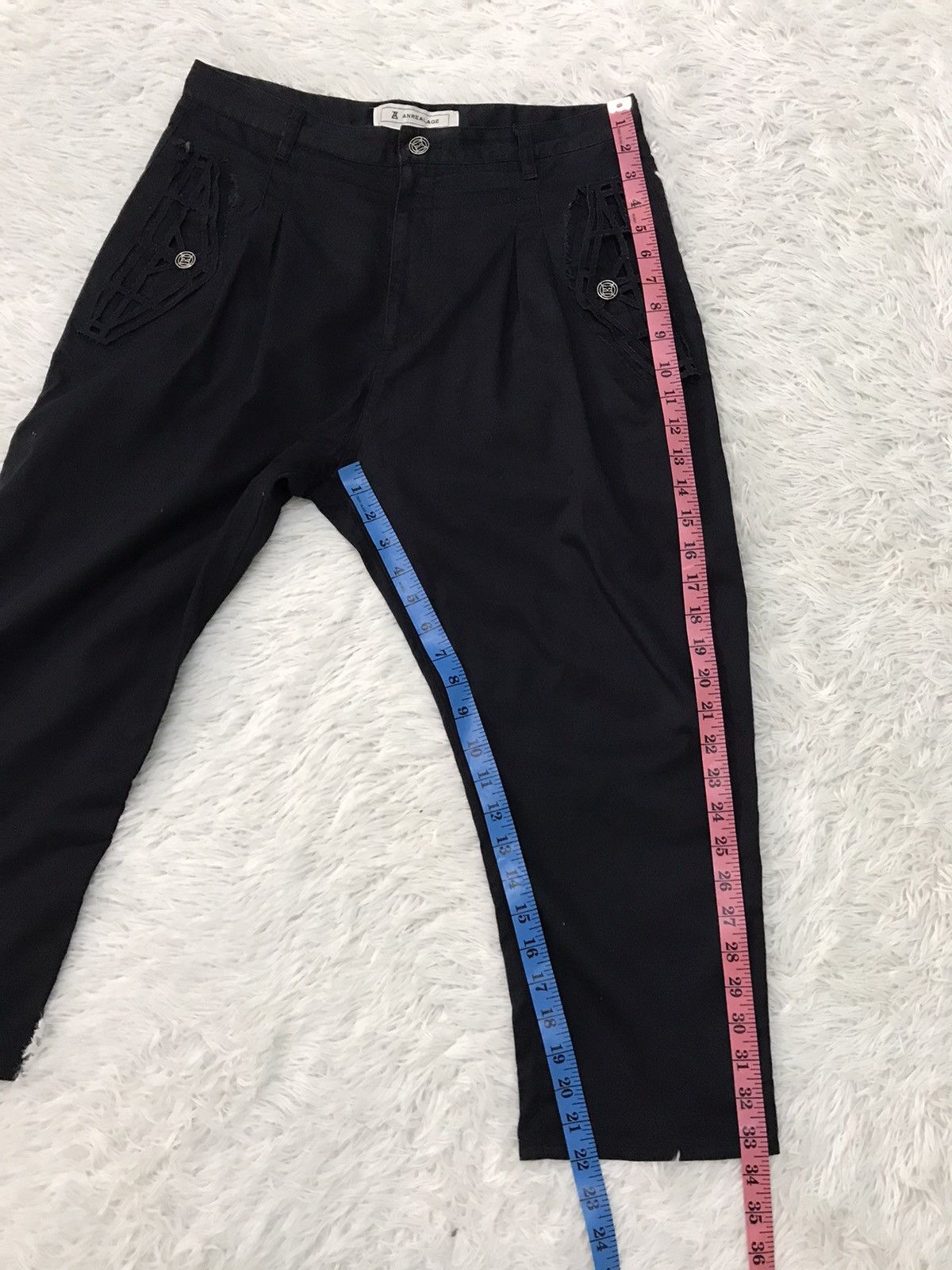 ANREALAGE Anrealage Cutting Art Pockets Cropped Style Pant Size US 31 - 21 Thumbnail
