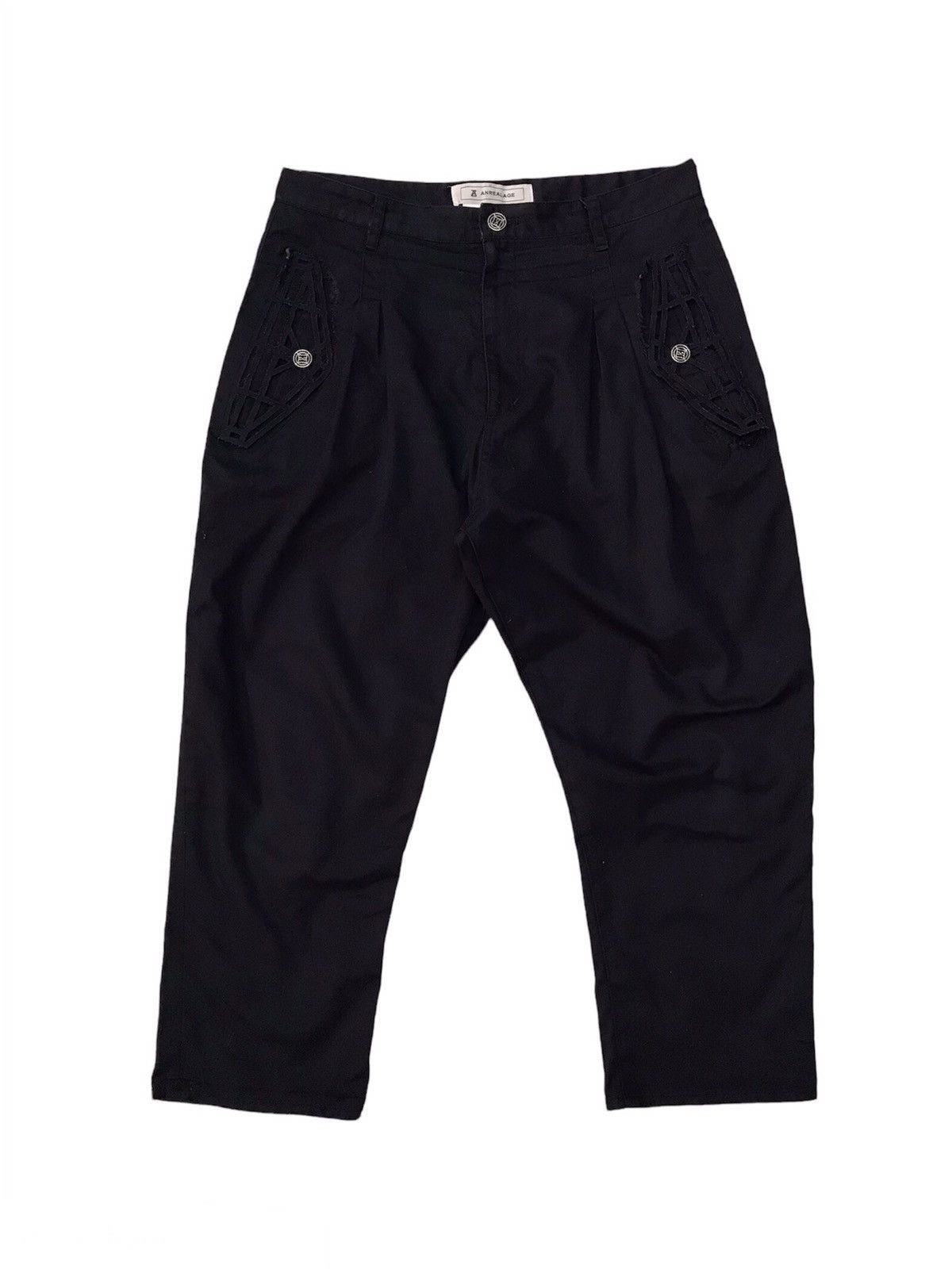ANREALAGE Anrealage Cutting Art Pockets Cropped Style Pant Size US 31 - 1 Thumbnail