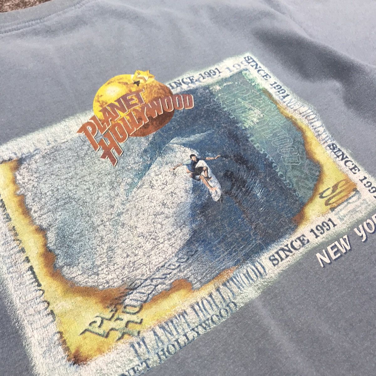 Planet Hollywood Vintage 1998 Planet Hollywood New York Surface T-Shirt Size US M / EU 48-50 / 2 - 21 Thumbnail