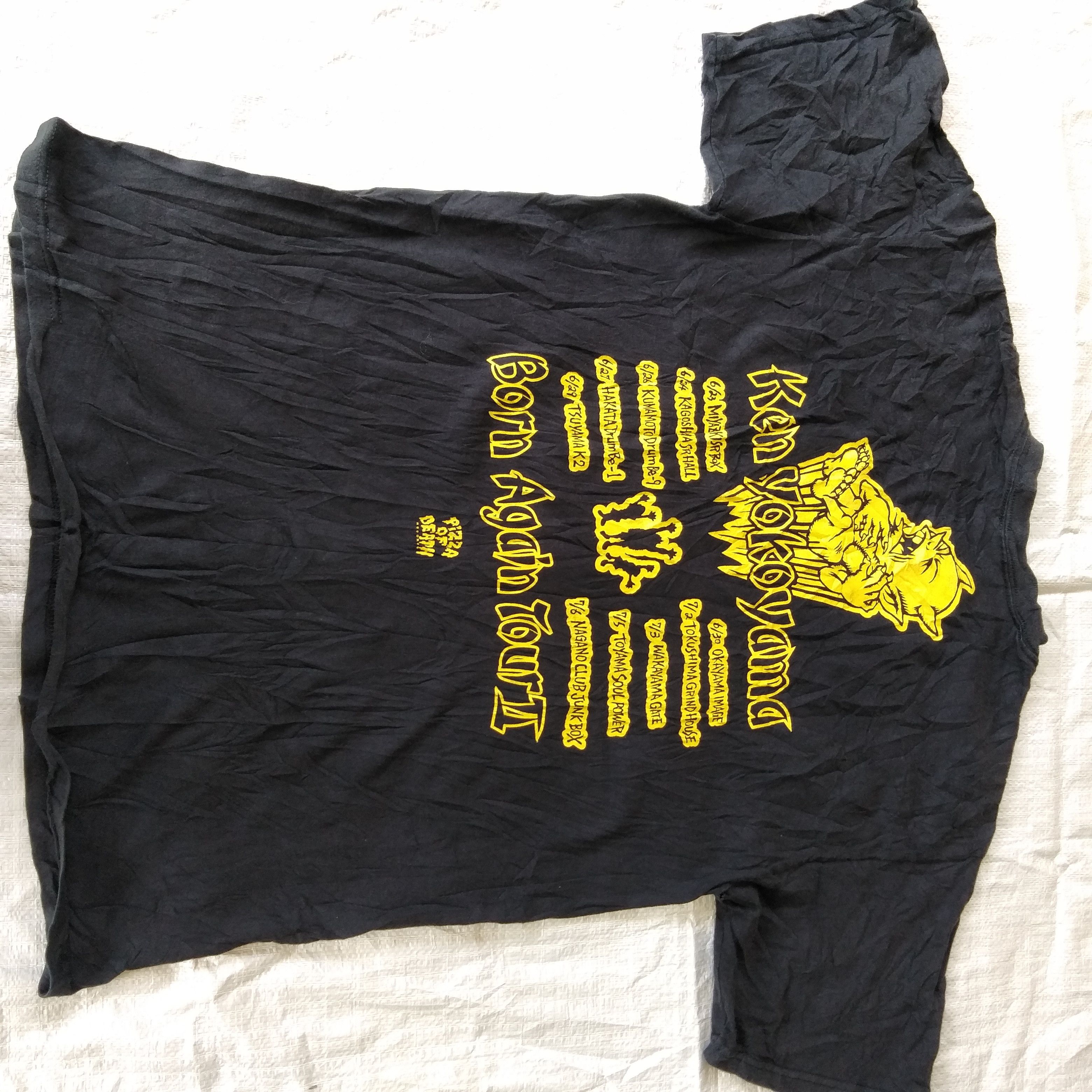 Band Tees × Seditionaries × Vintage 🔥 90s KEN YOKOYAMA BORN AGAIN TOUR TEE Size US L / EU 52-54 / 3 - 2 Thumbnail