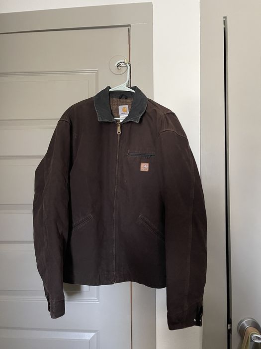Vintage vintage blanket lined carhartt work jacket Grailed