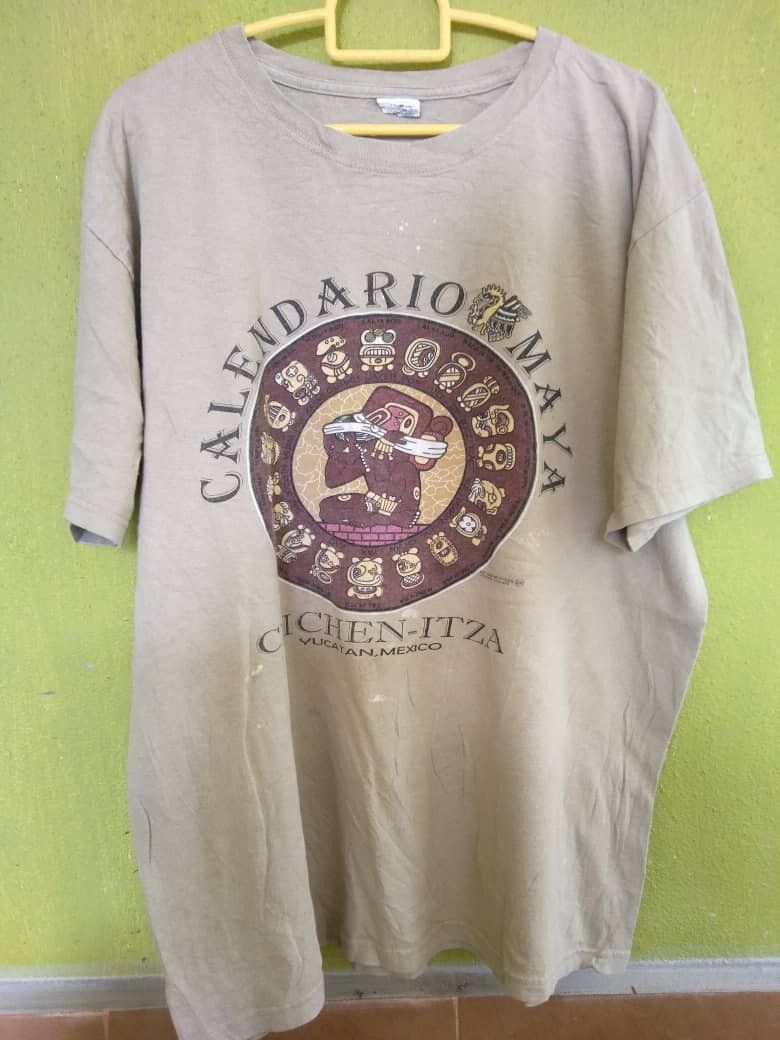 Tribal Streetwear 🔥 CALENDARIO MAYA ART TEE Size US L / EU 52-54 / 3 - 1 Thumbnail