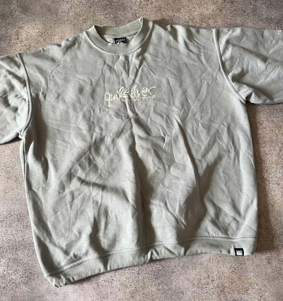 Quiksilver × Vintage Quiksilver vintage blanc sweatshirt Size US XL / EU 56 / 4 - 3 Thumbnail