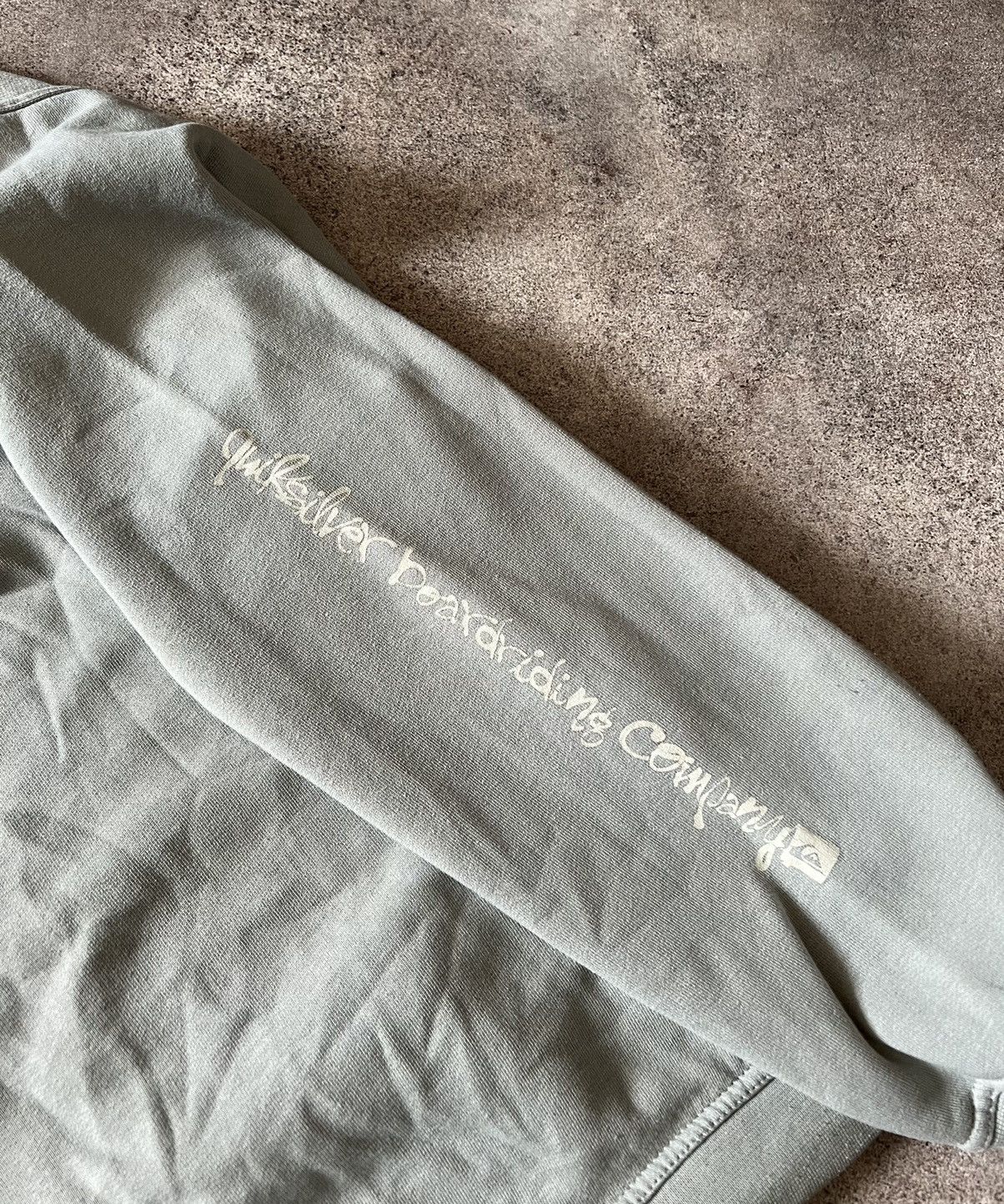 Quiksilver × Vintage Quiksilver vintage blanc sweatshirt Size US XL / EU 56 / 4 - 5 Thumbnail