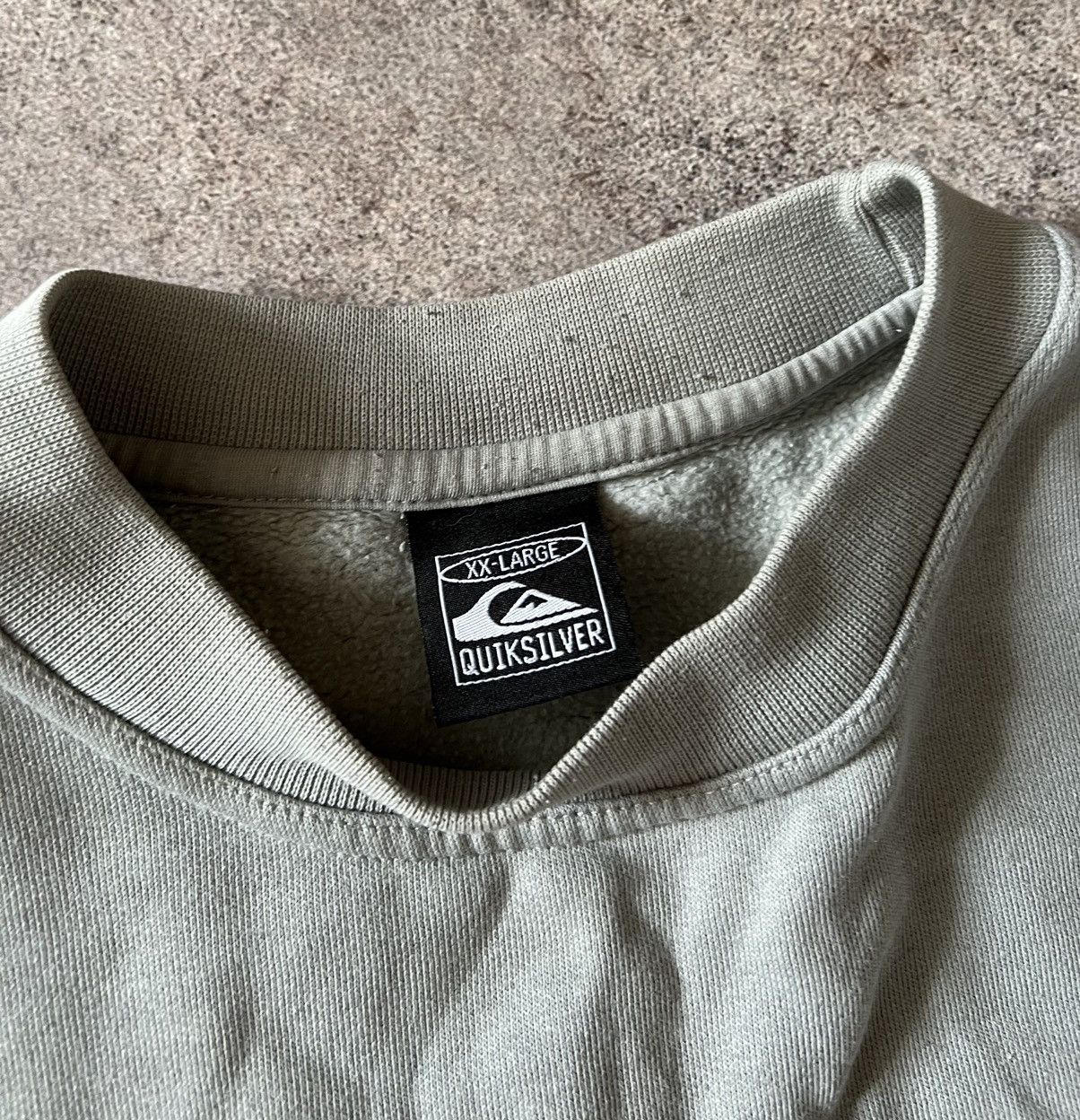 Quiksilver × Vintage Quiksilver vintage blanc sweatshirt Size US XL / EU 56 / 4 - 4 Thumbnail