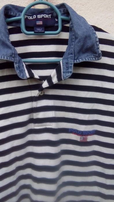 Polo Ralph Lauren ! Polo Ralph Lauren STRIPED POLO TEE Size US L / EU 52-54 / 3 - 2 Thumbnail