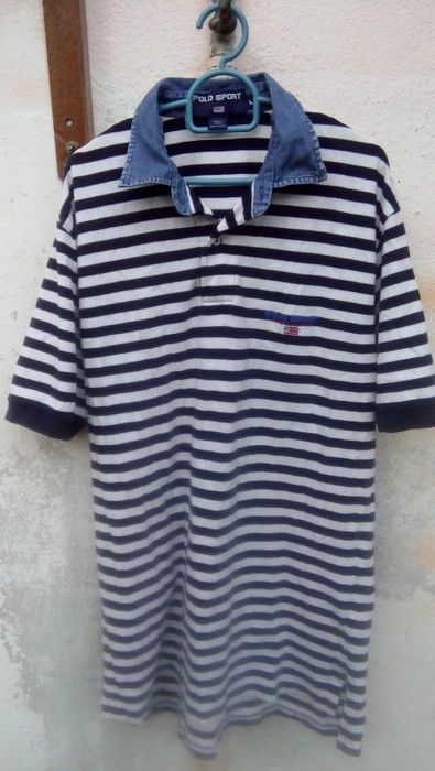 Polo Ralph Lauren ! Polo Ralph Lauren STRIPED POLO TEE Size US L / EU 52-54 / 3 - 1 Thumbnail