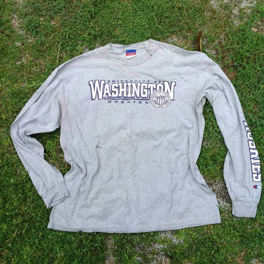 Champion 💥CHAMPION LONGSLEEVES BIGLOGO SHIRTS Size US XL / EU 56 / 4 - 1 Thumbnail