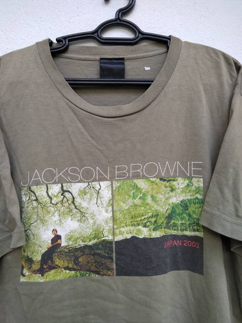 Band Tees 🔥 JACKSON BROWNE JAPAN 2003 TOUR Size US L / EU 52-54 / 3 - 1 Thumbnail