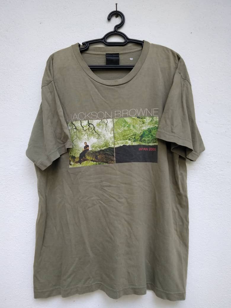 Band Tees 🔥 JACKSON BROWNE JAPAN 2003 TOUR Size US L / EU 52-54 / 3 - 2 Thumbnail