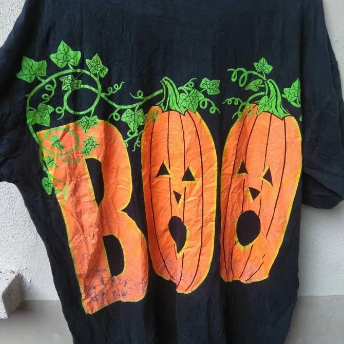 Expert Horror 90s HALLOWEEN PUMPKINS TEE Size US XL / EU 56 / 4 - 4 Thumbnail