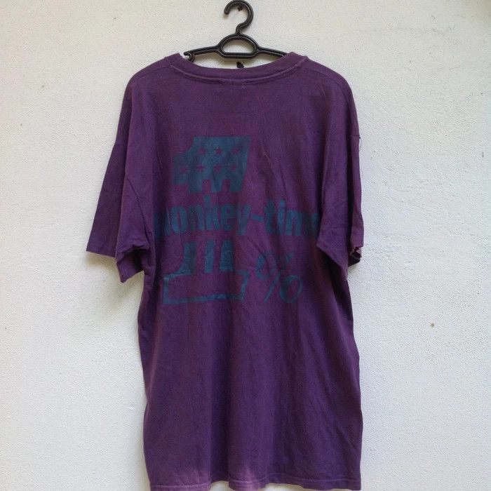 Japanese Brand 💥Crazy Crossover. 90s UNITED ARROW MONKEY WORDING TEE Size US L / EU 52-54 / 3 - 2 Thumbnail