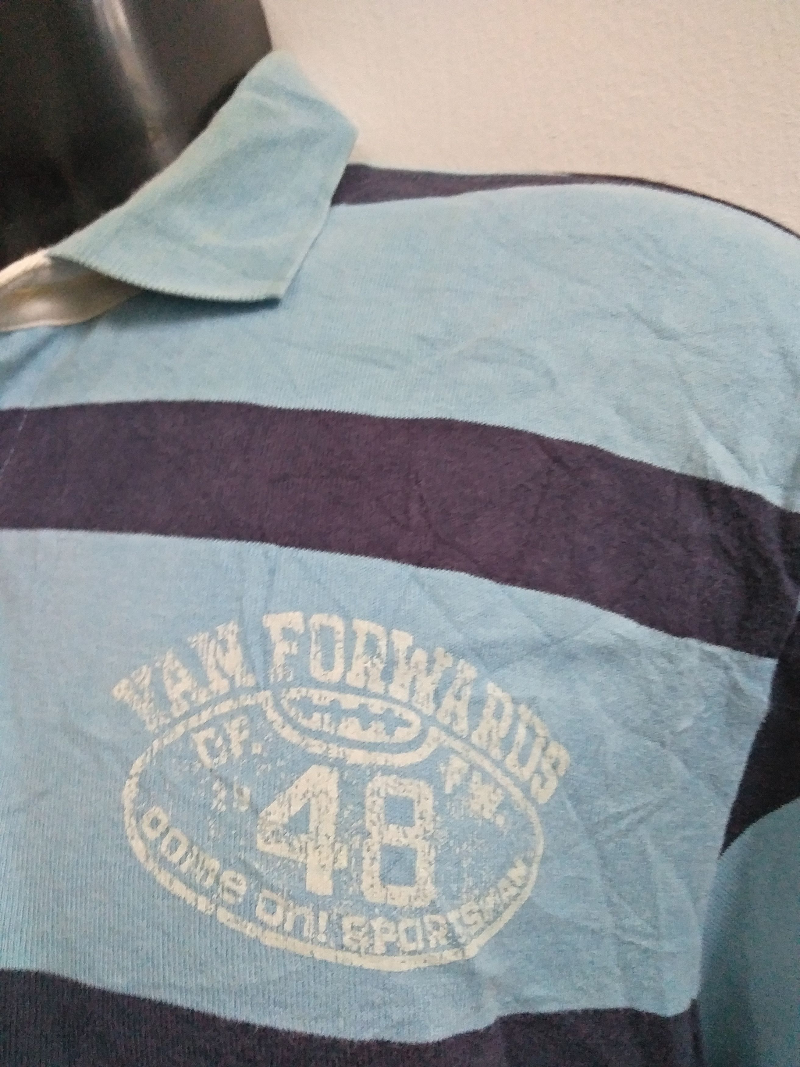 Japanese Brand Van Jac For The Young At Heart Large Rugby Shirt Size US L / EU 52-54 / 3 - 2 Thumbnail