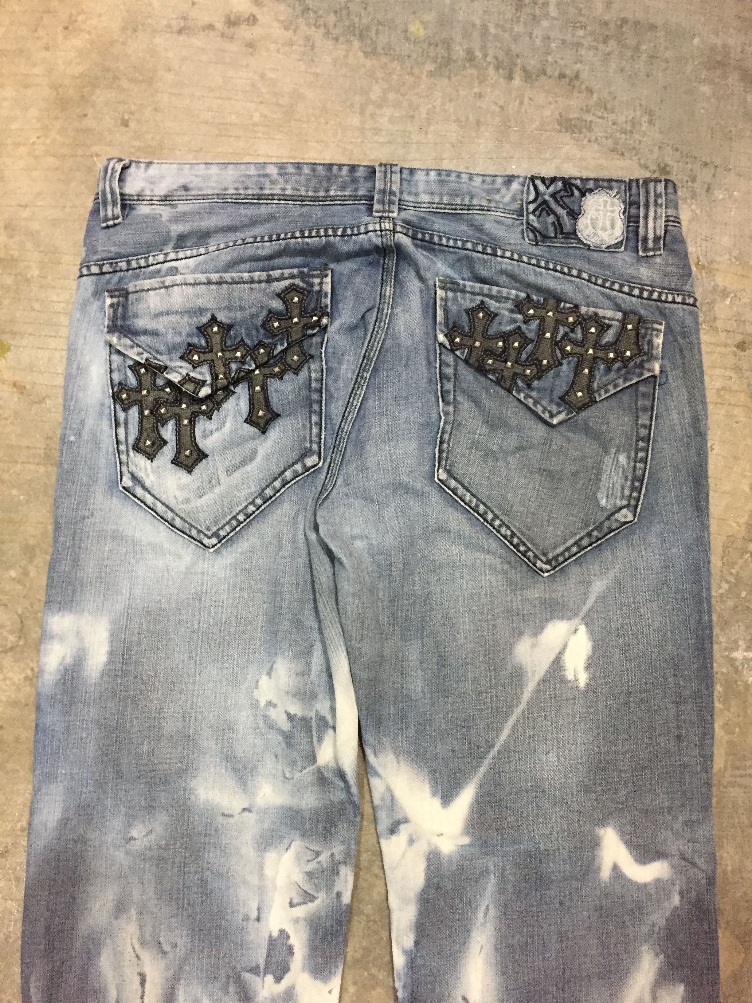 Pepe Jeans Cross patch acid wash denim Size US 38 / EU 54 - 3 Thumbnail