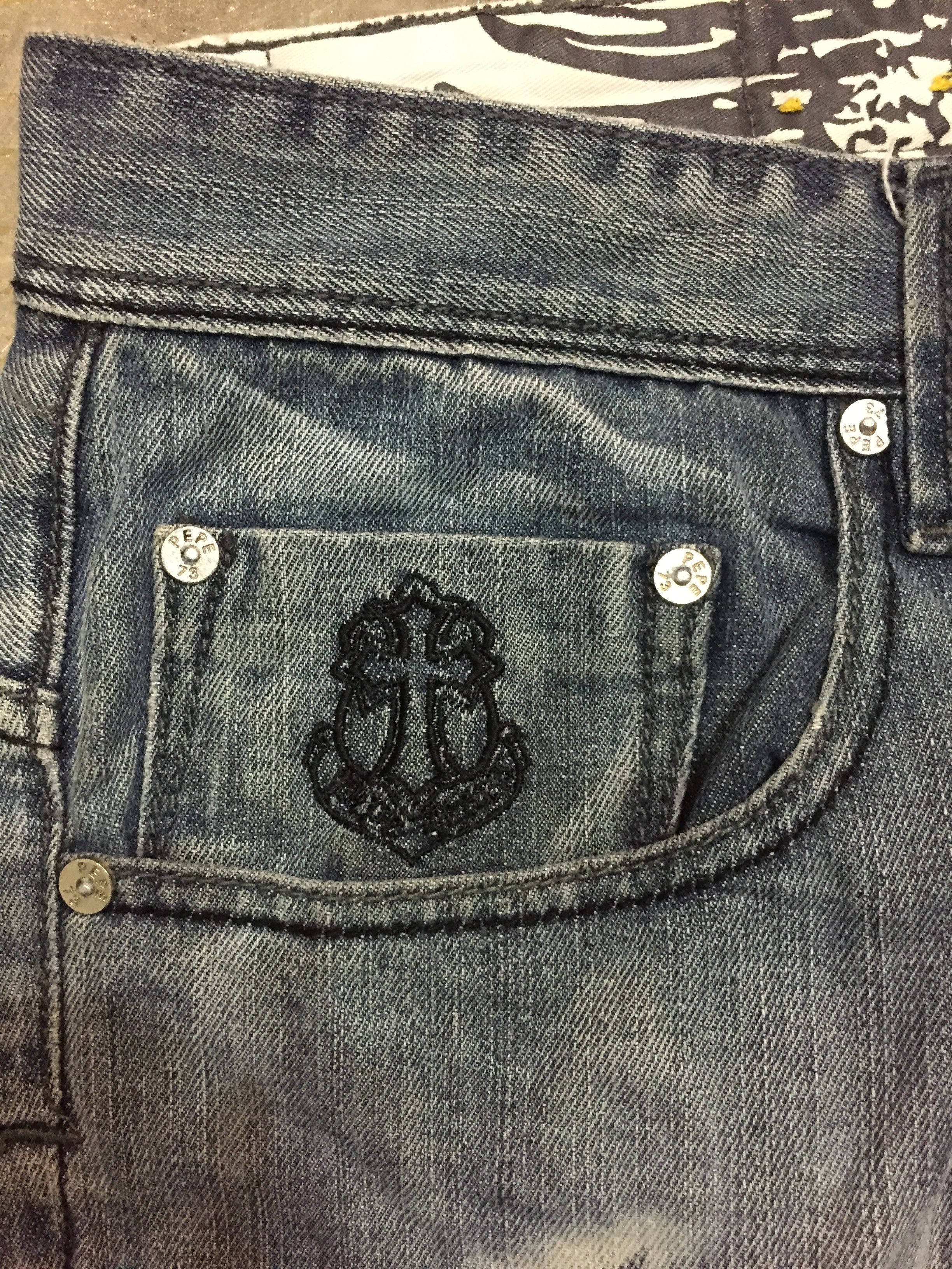 Pepe Jeans Cross patch acid wash denim Size US 38 / EU 54 - 8 Thumbnail