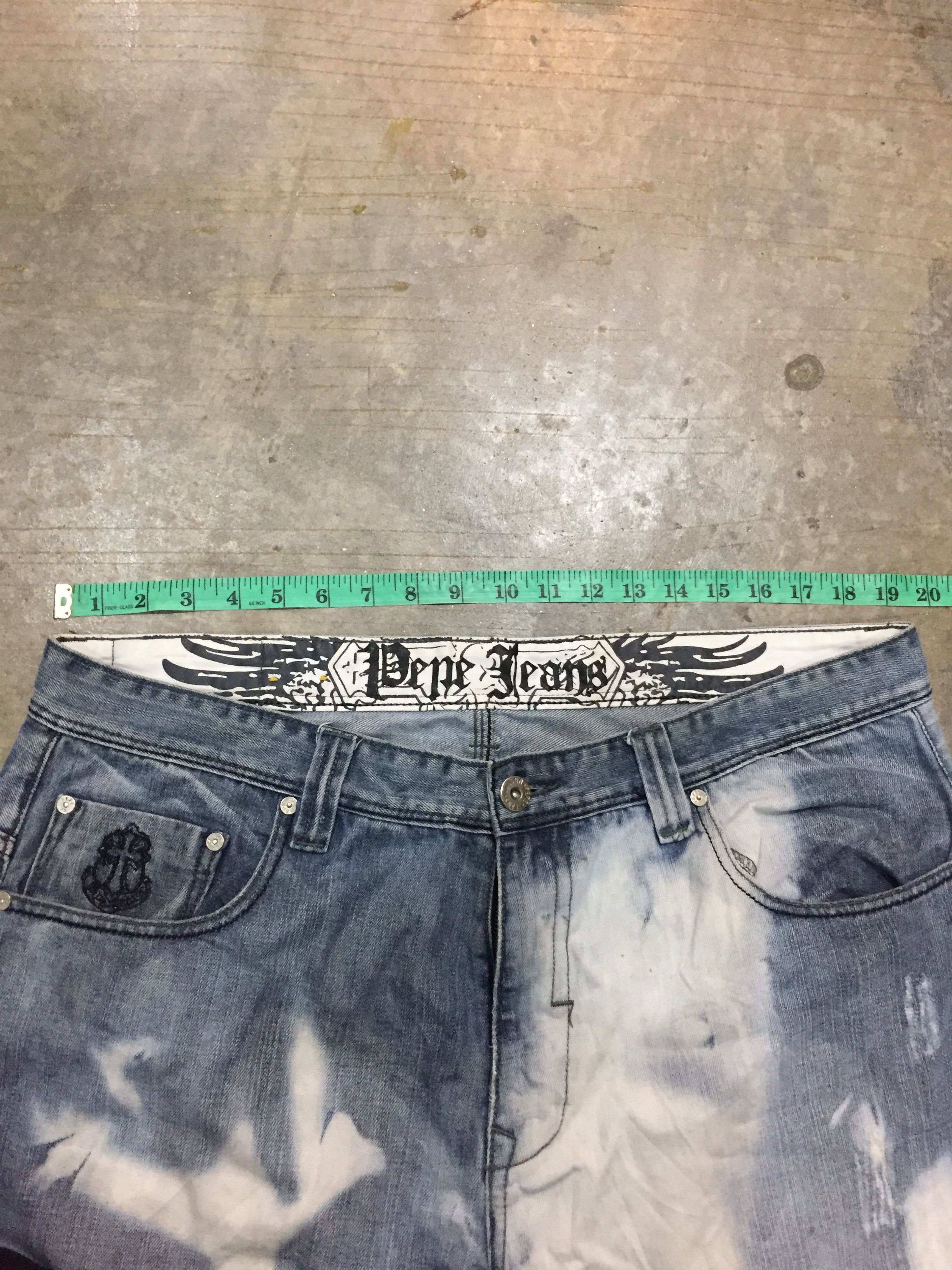 Pepe Jeans Cross patch acid wash denim Size US 38 / EU 54 - 11 Thumbnail