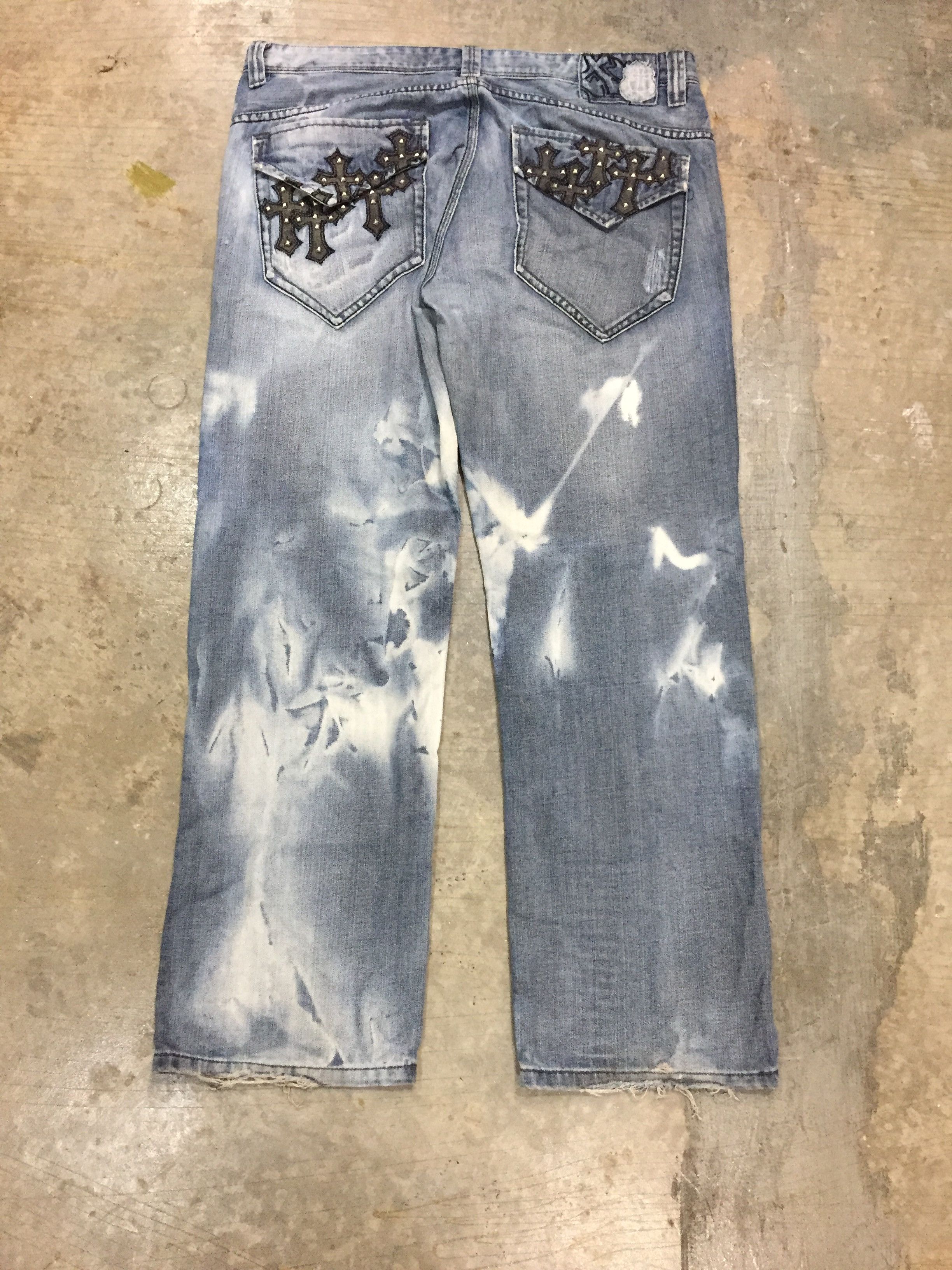 Pepe Jeans Cross patch acid wash denim Size US 38 / EU 54 - 2 Thumbnail