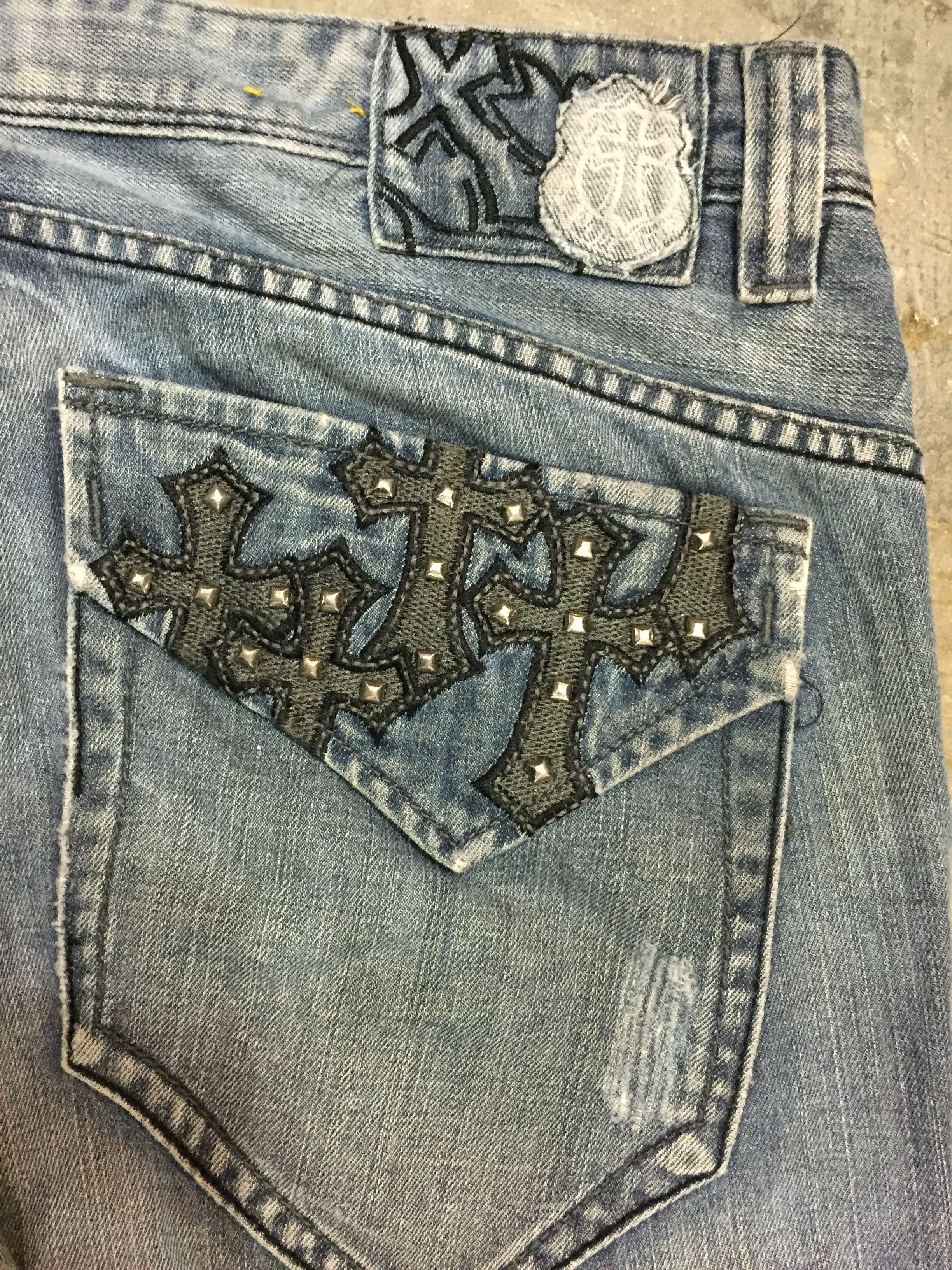 Pepe Jeans Cross patch acid wash denim Size US 38 / EU 54 - 5 Thumbnail