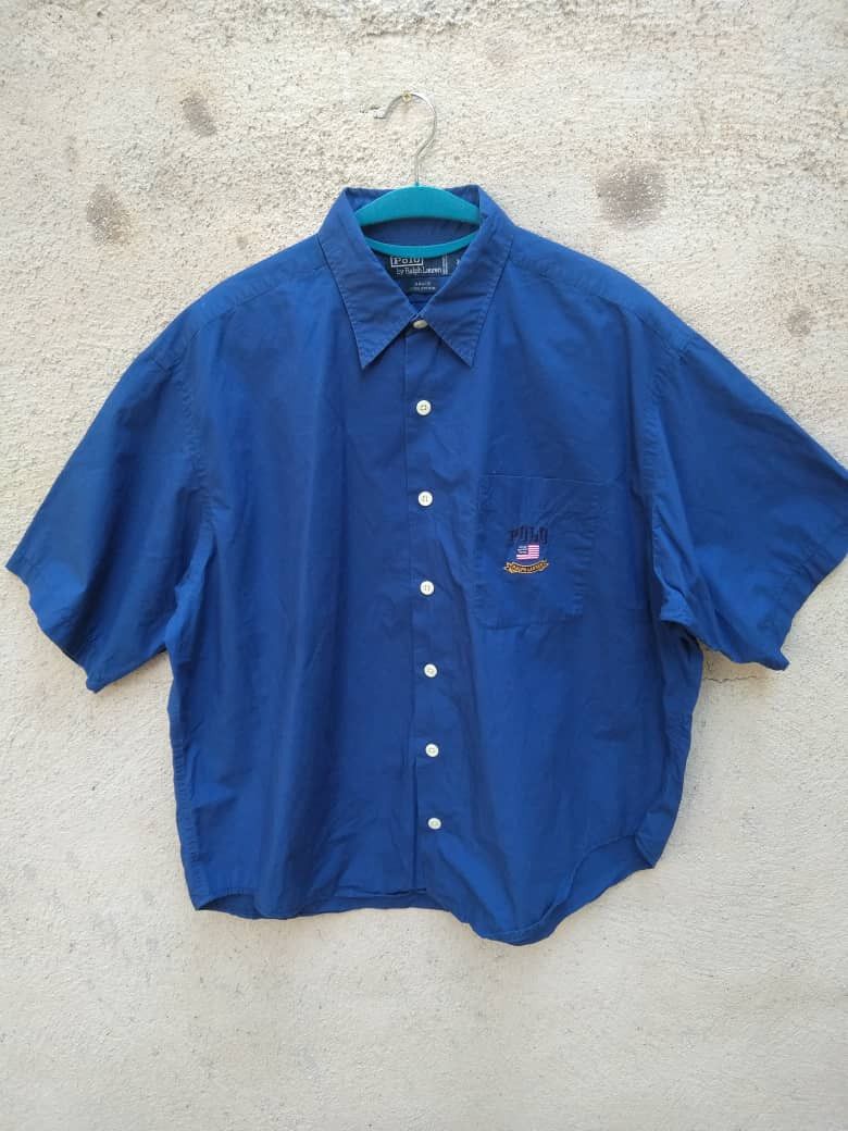 Polo Ralph Lauren ACCEPT OFFER🔥 POLO RALPH LAUREN BIG LOGO US FLAG DAVIS Size US XL / EU 56 / 4 - 1 Thumbnail