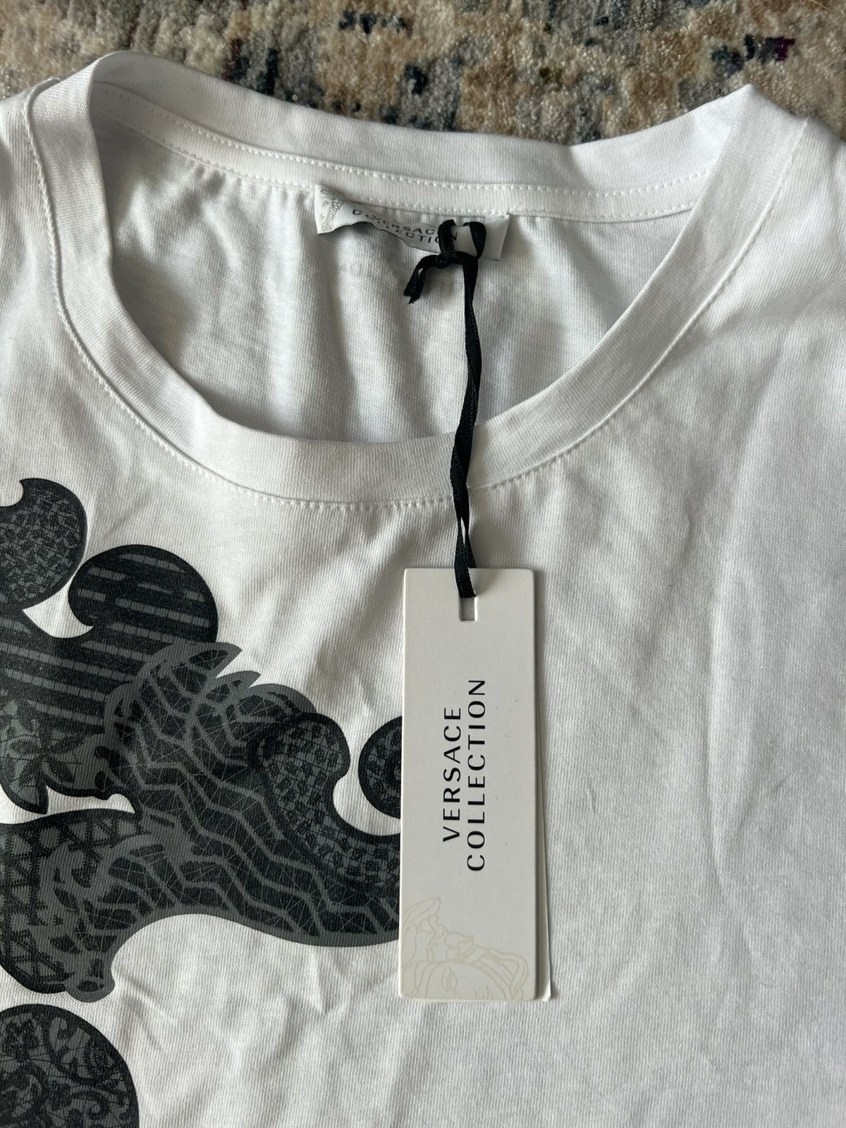Versace White Versace Collection T-Shirt Sz XL Size US XL / EU 56 / 4 - 3 Thumbnail
