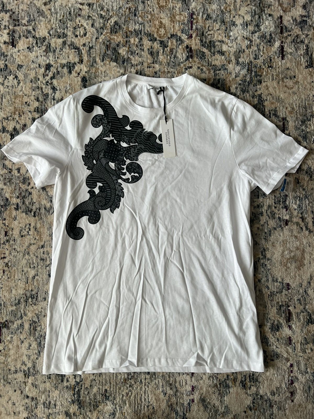 Versace White Versace Collection T-Shirt Sz XL Size US XL / EU 56 / 4 - 1 Thumbnail