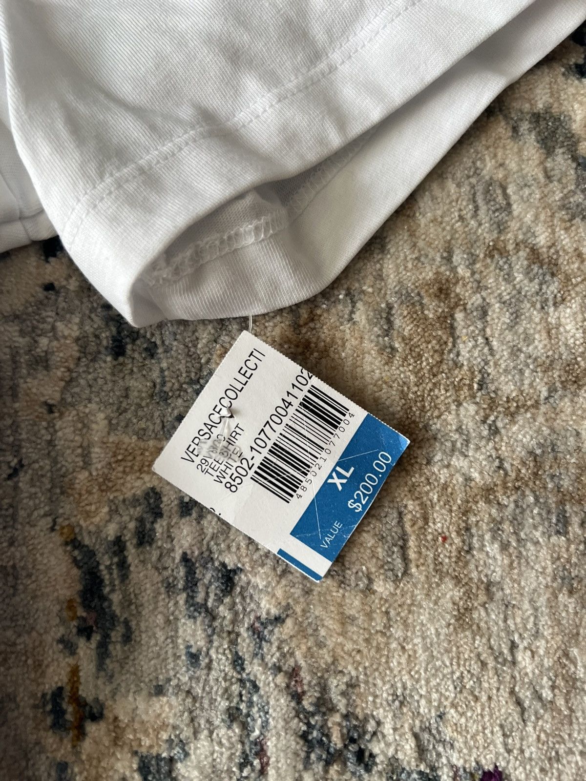 Versace White Versace Collection T-Shirt Sz XL Size US XL / EU 56 / 4 - 2 Thumbnail