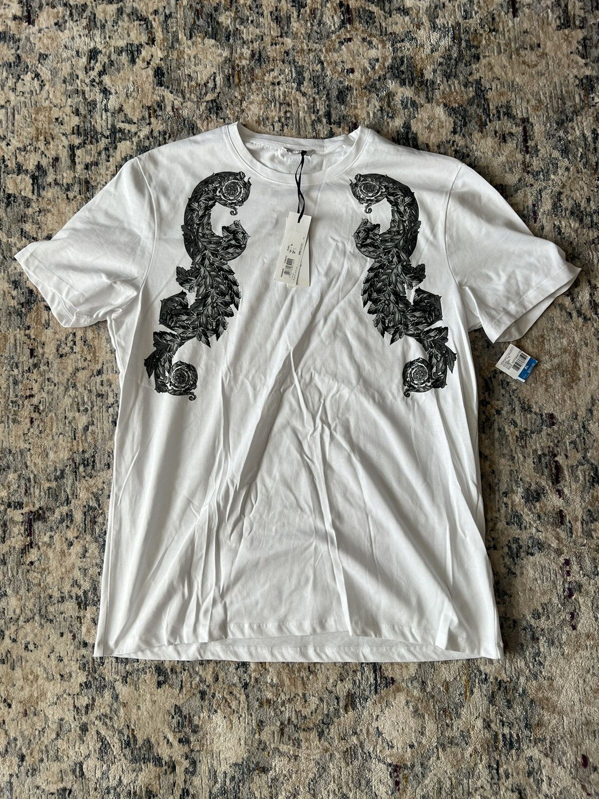 Versace White Versace Collection T-Shirt Sz XL Size US XL / EU 56 / 4 - 1 Thumbnail