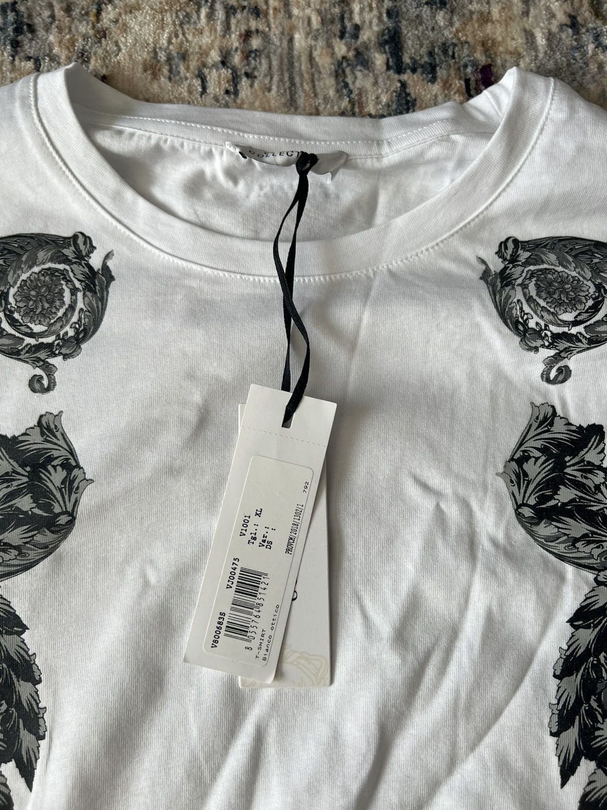 Versace White Versace Collection T-Shirt Sz XL Size US XL / EU 56 / 4 - 3 Thumbnail