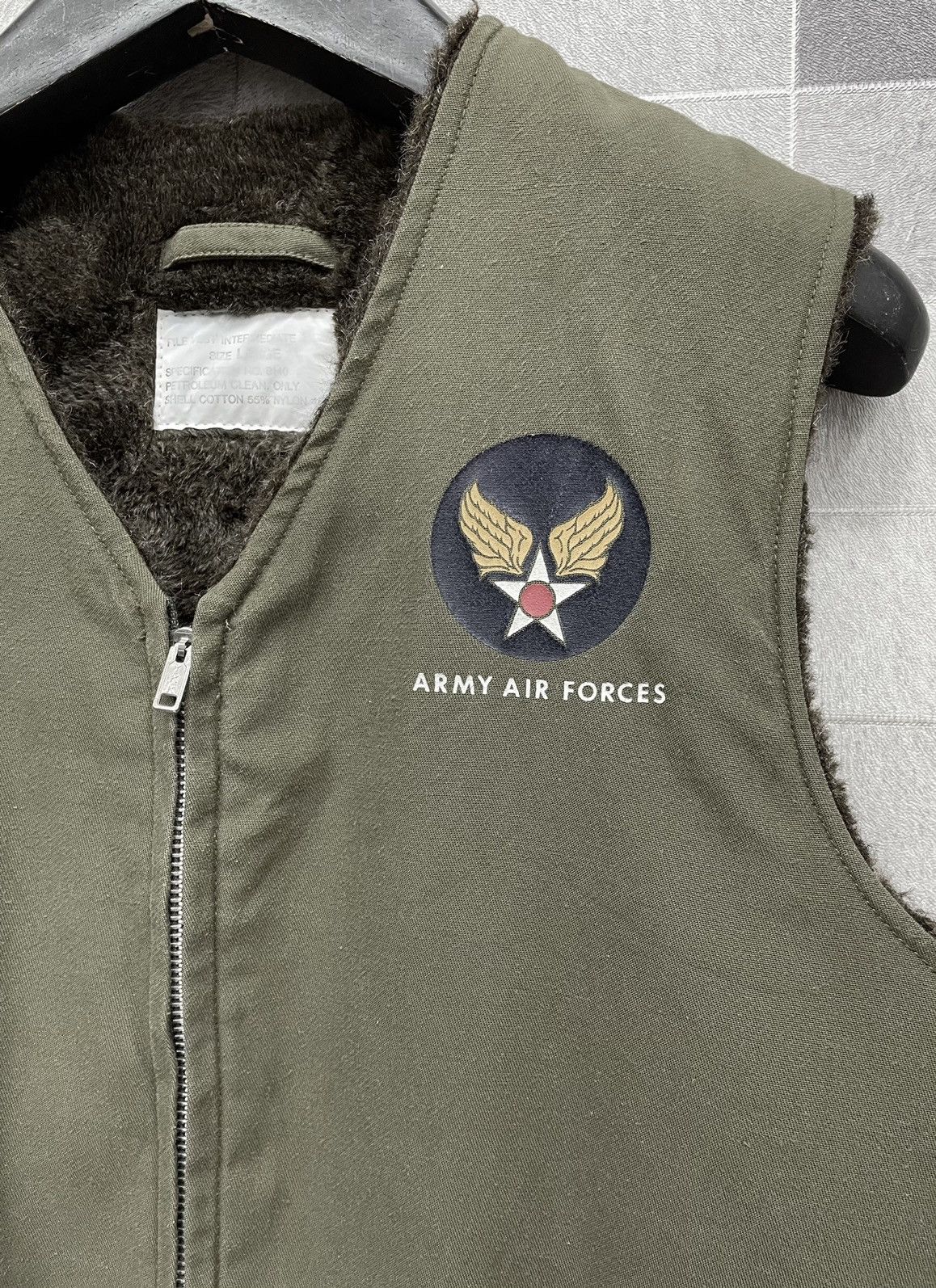 Undercover ARMY AIR FORCE Pile Vest Intermediate Size US M / EU 48-50 / 2 - 2 Thumbnail