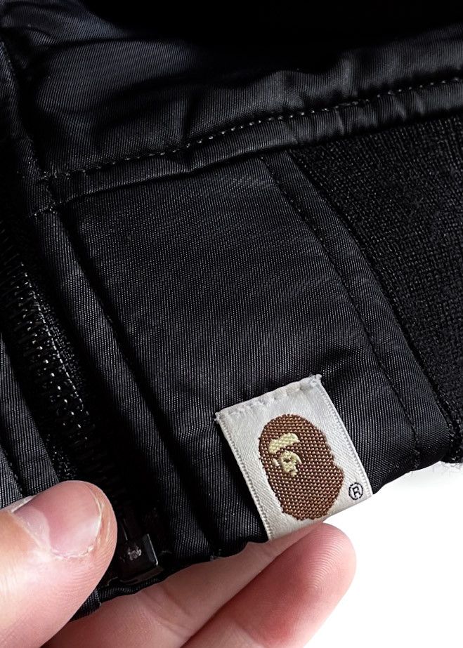 Bape Bape MA-1 Black on Black Bomber Jacket Size US XL / EU 56 / 4 - 6 Thumbnail