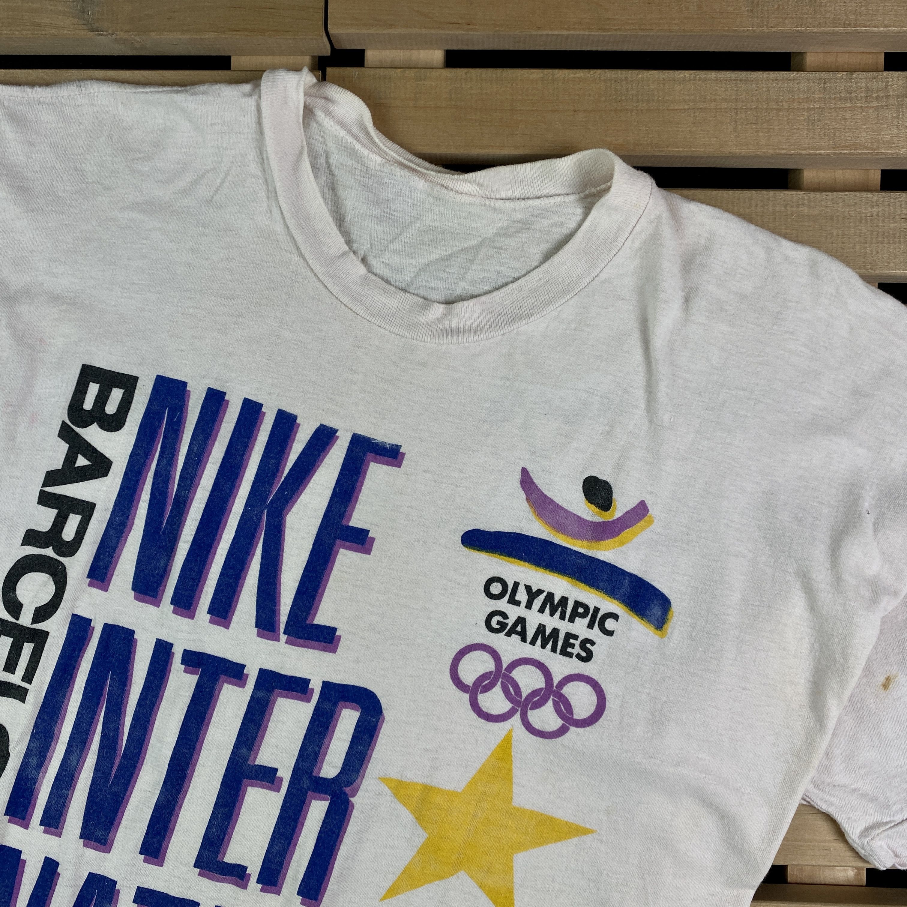 Nike × Vintage Men’s T-Shirt Nike Olympic Games Vintage 90s Size M Size US M / EU 48-50 / 2 - 2 Thumbnail