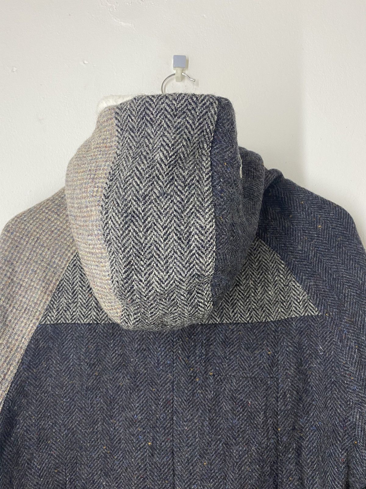 Harris Tweed VTG 98’s Harris Tweed PatchWork Jacket Wool Design Size US M / EU 48-50 / 2 - 9 Thumbnail