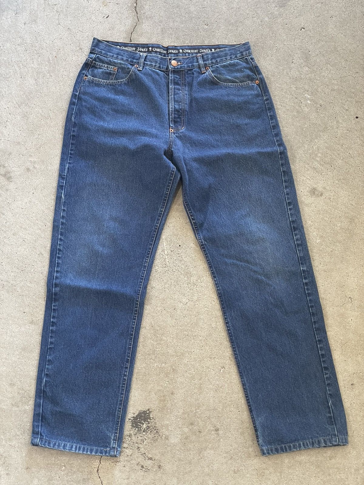 Jean Paul Gaultier Jean Paul Gaultier Blue Jeans Size US 34 / EU 50 - 1 Thumbnail