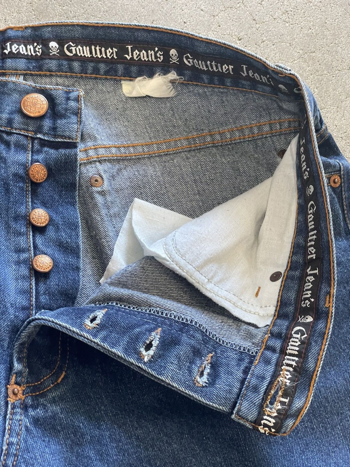 Jean Paul Gaultier Jean Paul Gaultier Blue Jeans Size US 34 / EU 50 - 11 Thumbnail