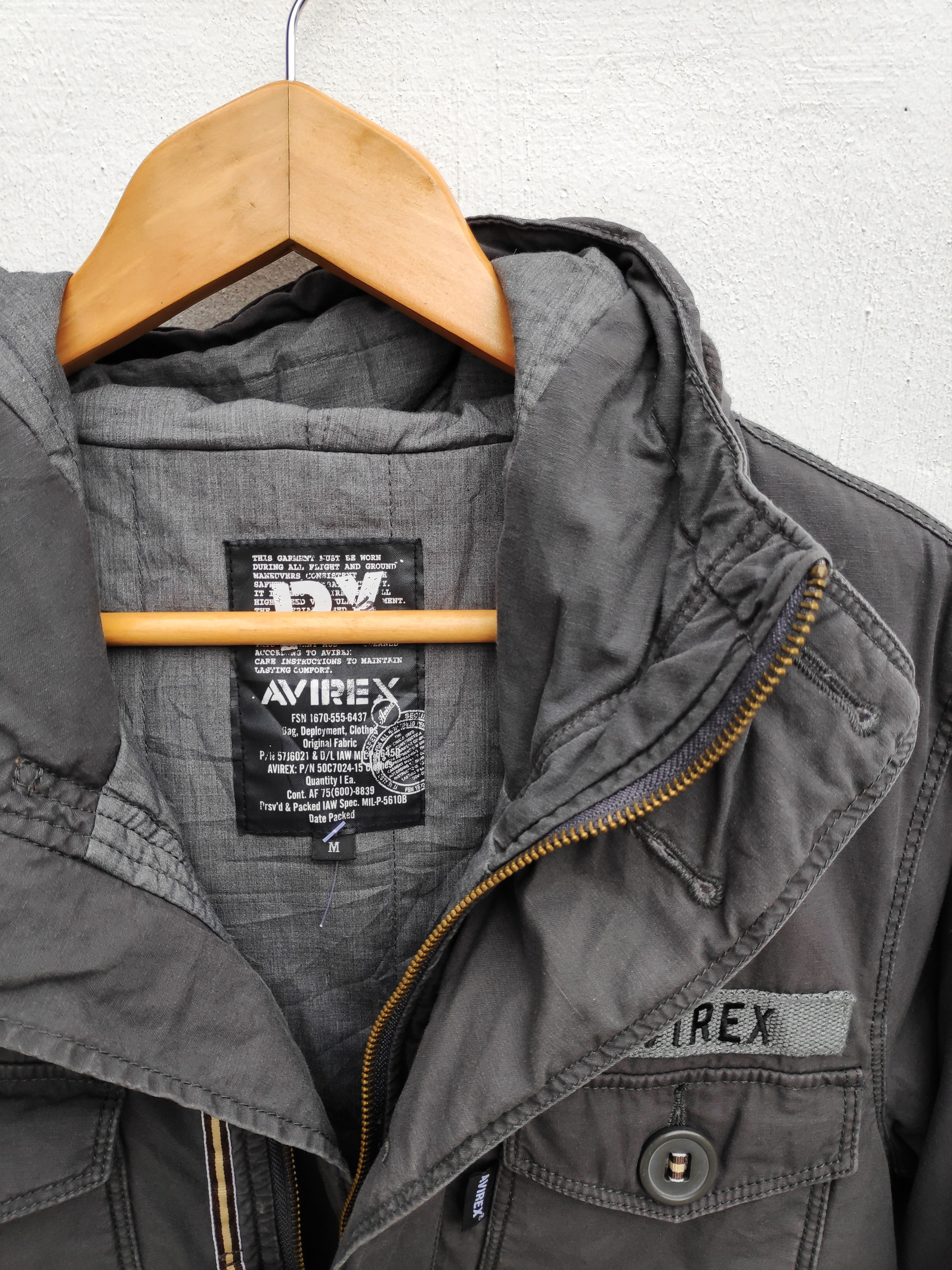 Avirex PX Avirex Hooded Jacket Tactical Parachute Jacket Size US M / EU 48-50 / 2 - 5 Thumbnail